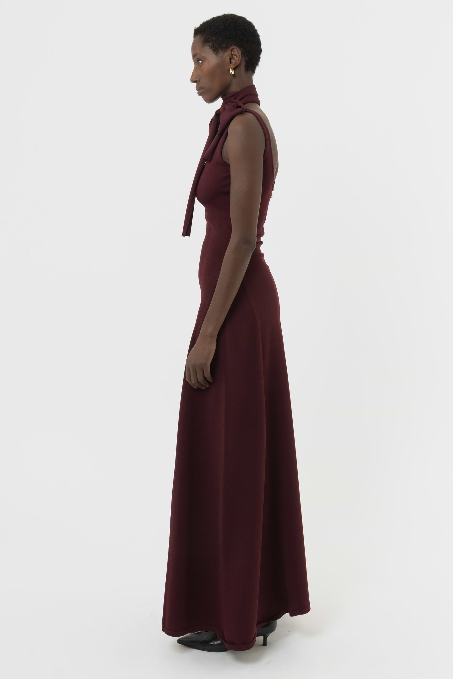 Moment Scarf Flared Dress