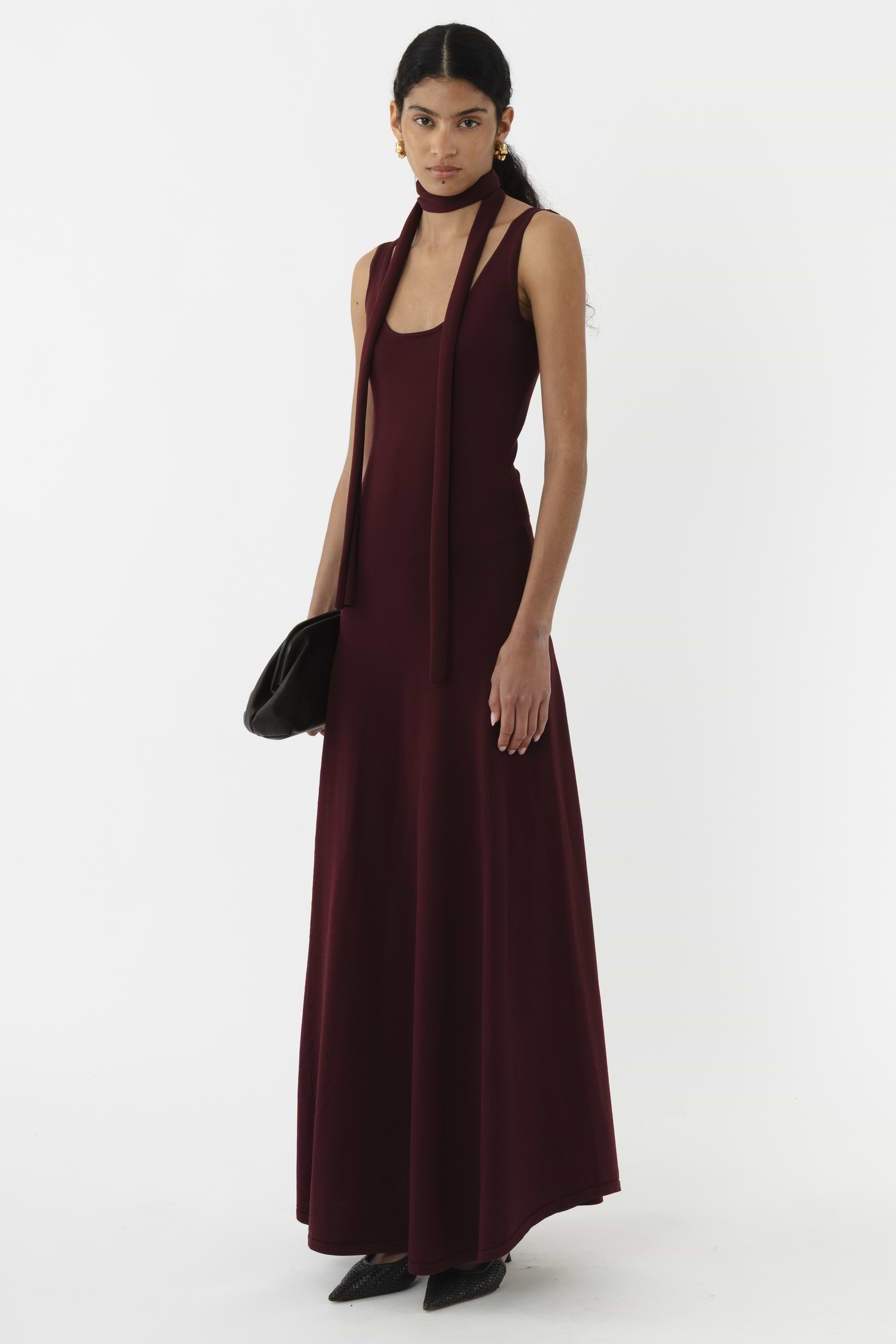 Moment Scarf Flared Dress - Arakii