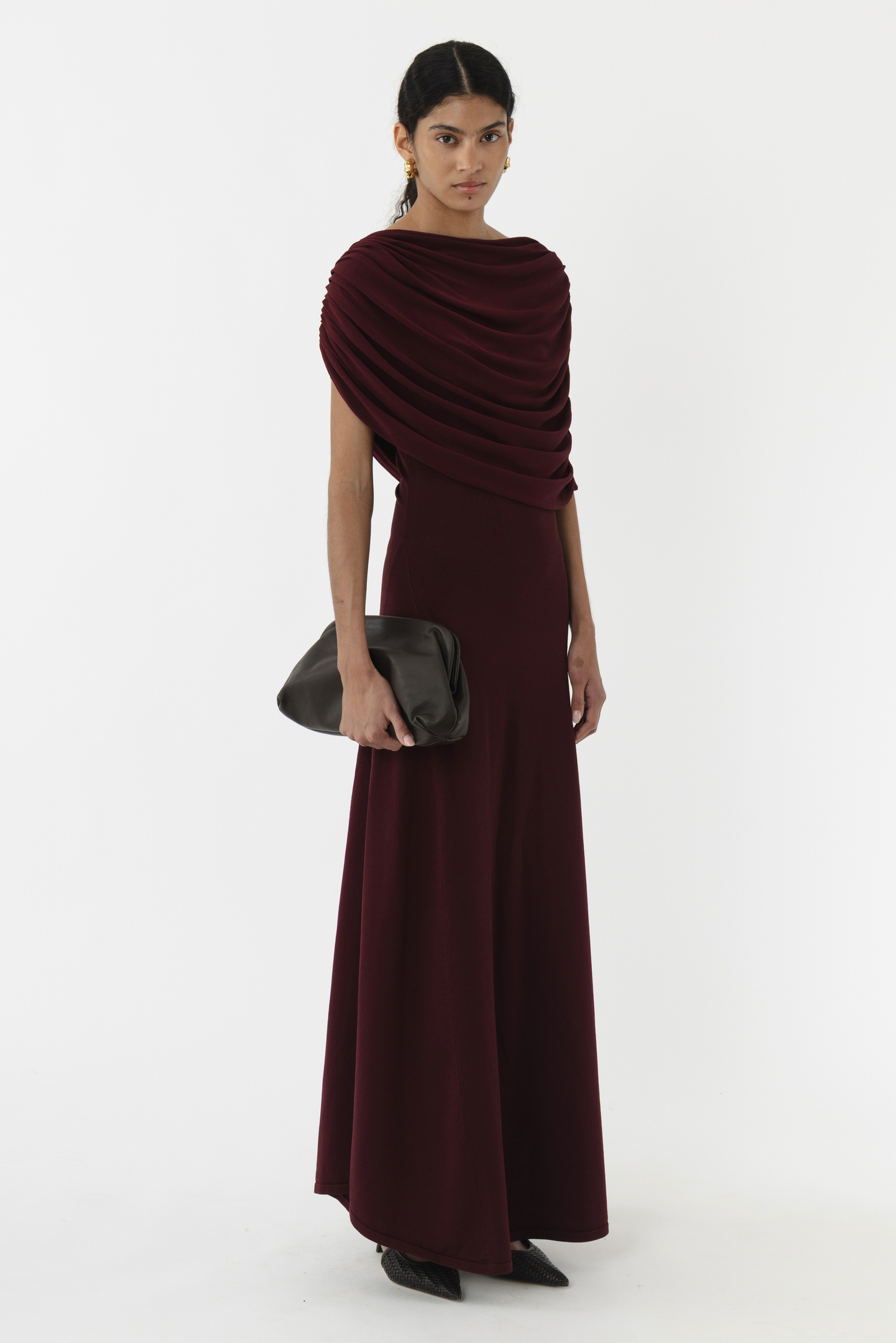 Moment Scarf Flared Dress