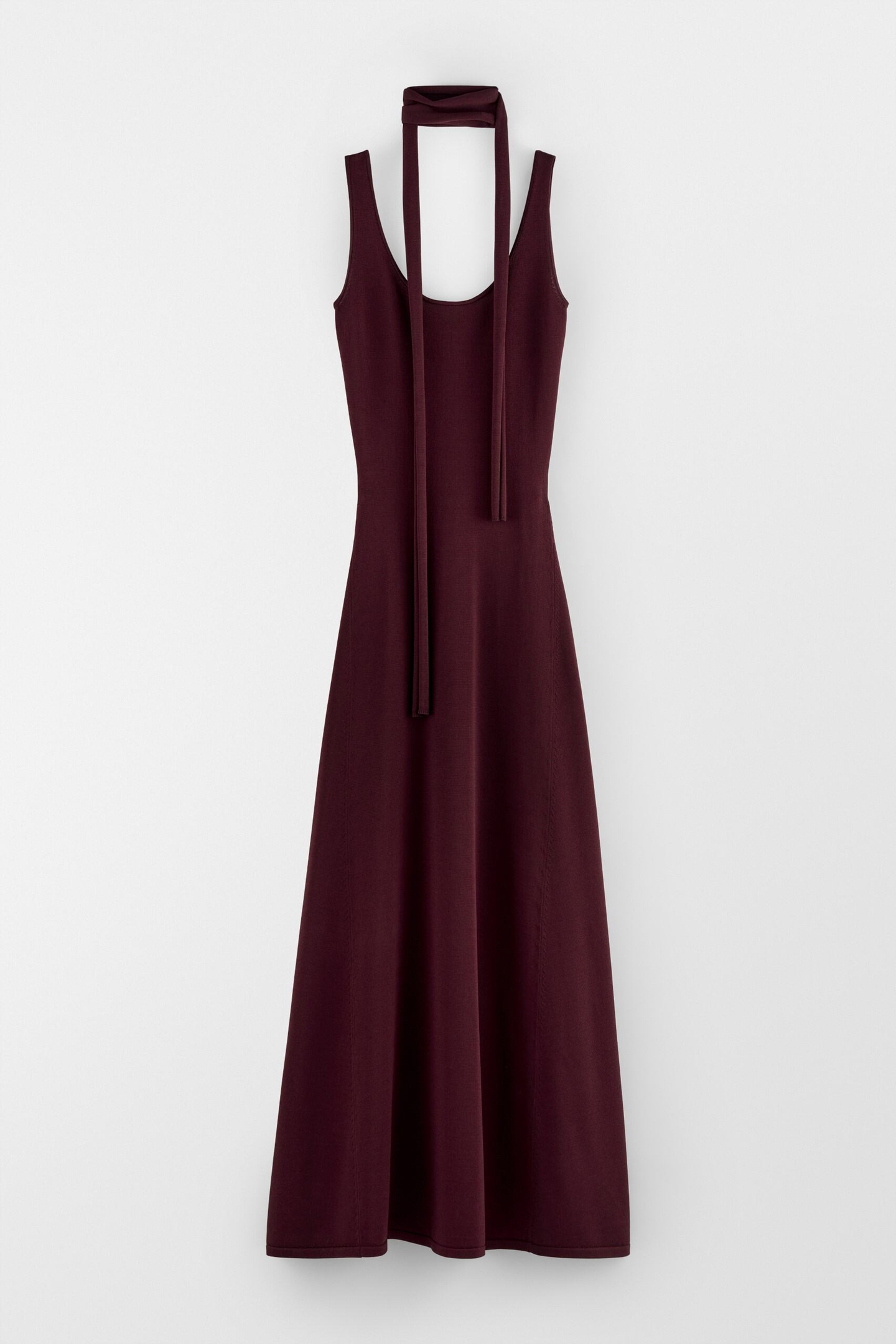 Moment Scarf Flared Dress