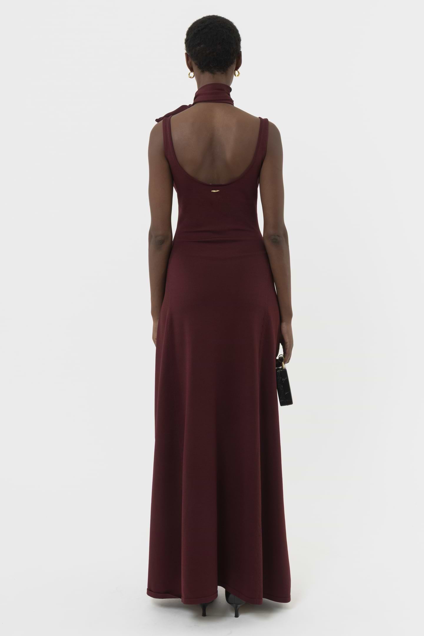 Moment Scarf Flared Dress