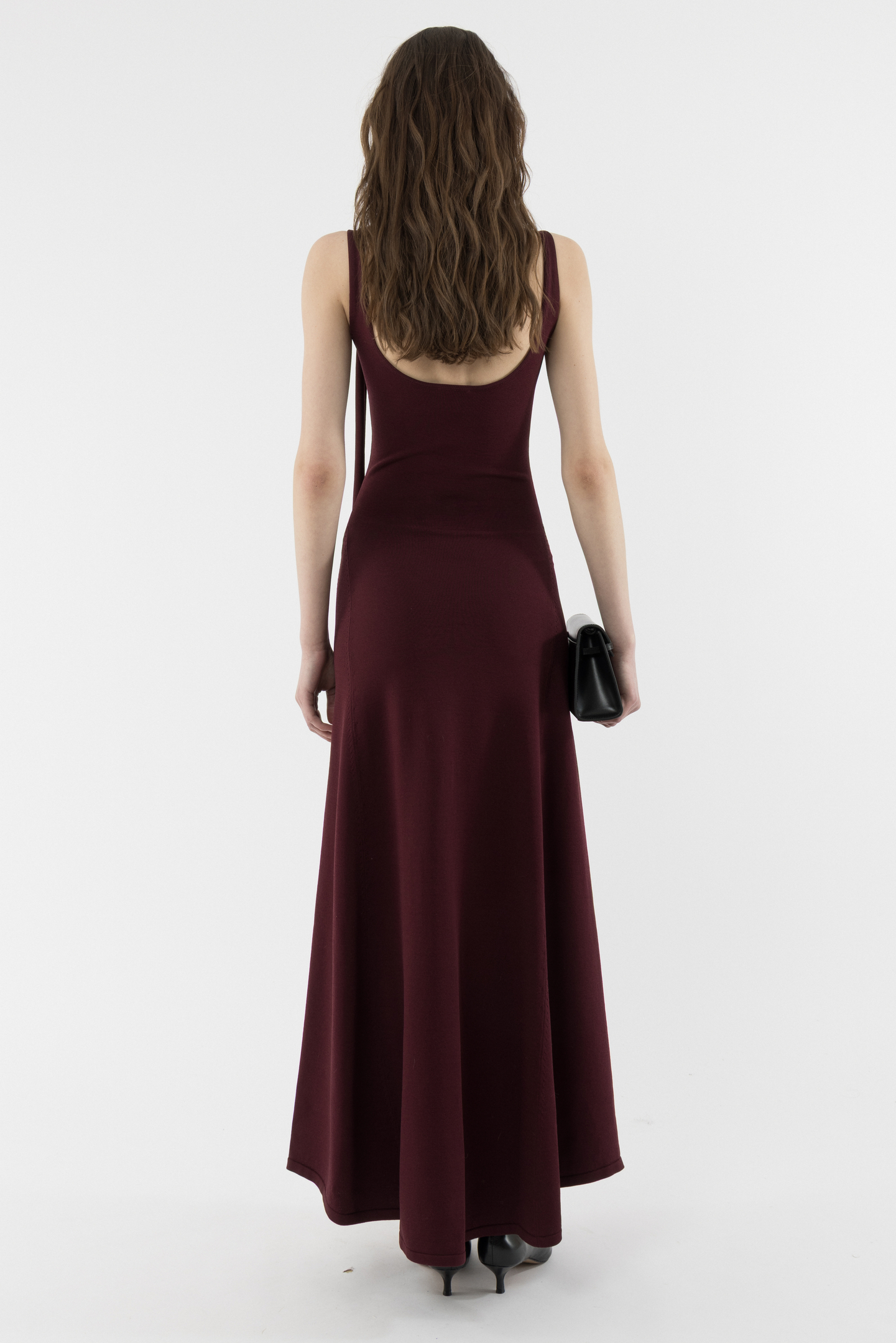 Moment Scarf Flared Dress