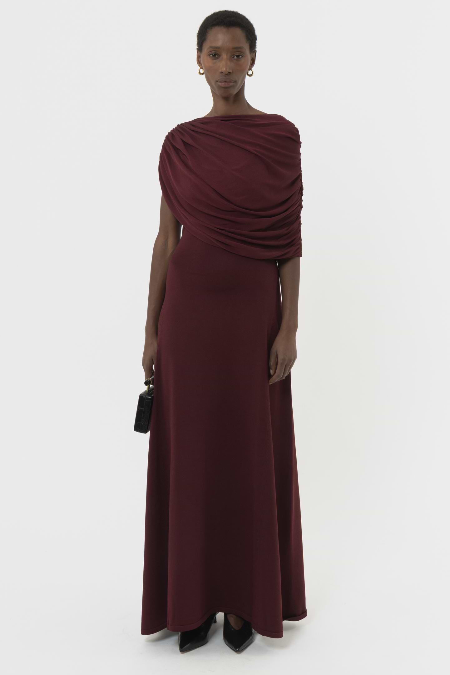 Moment Scarf Flared Dress