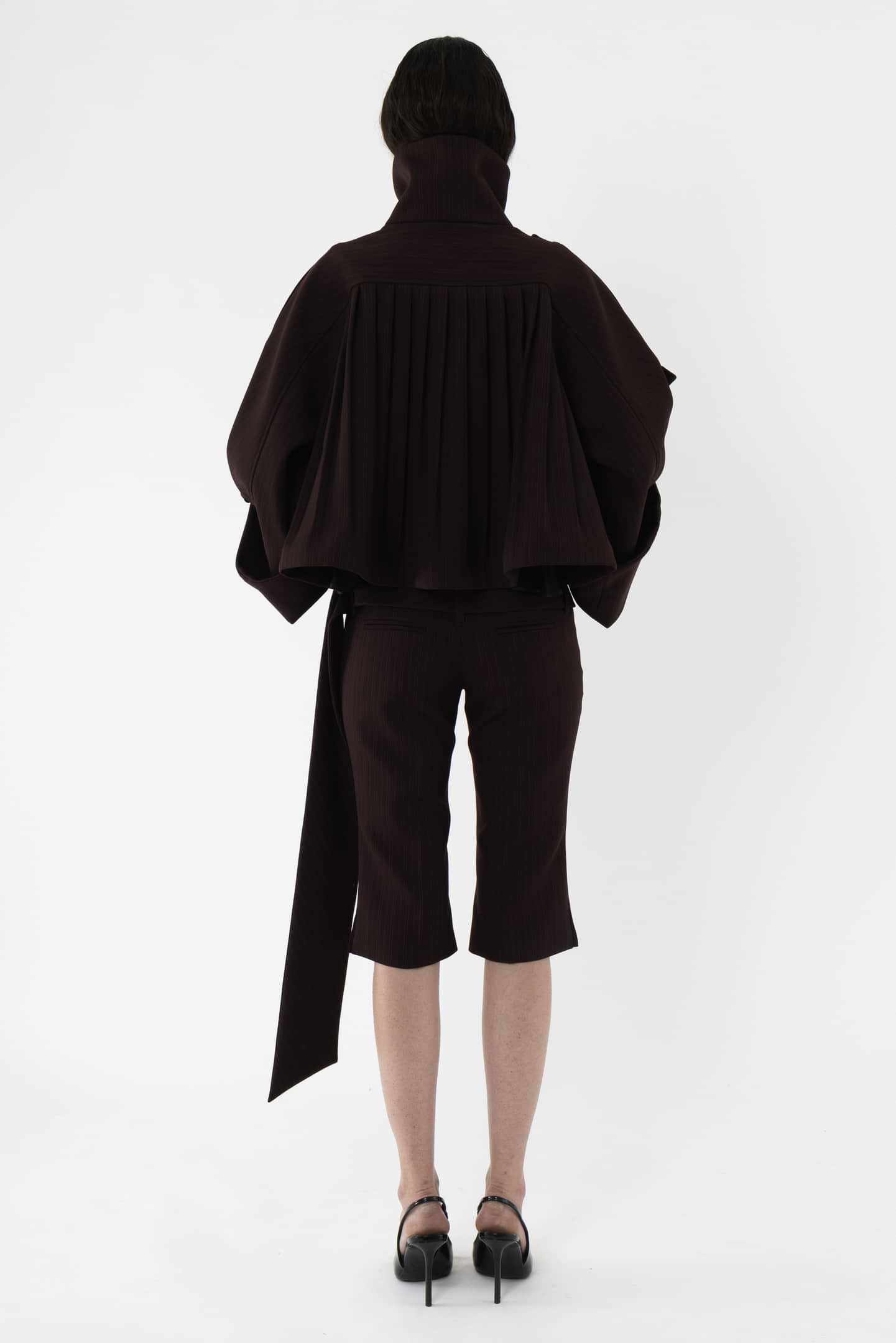 Wide Belted Capri Pants