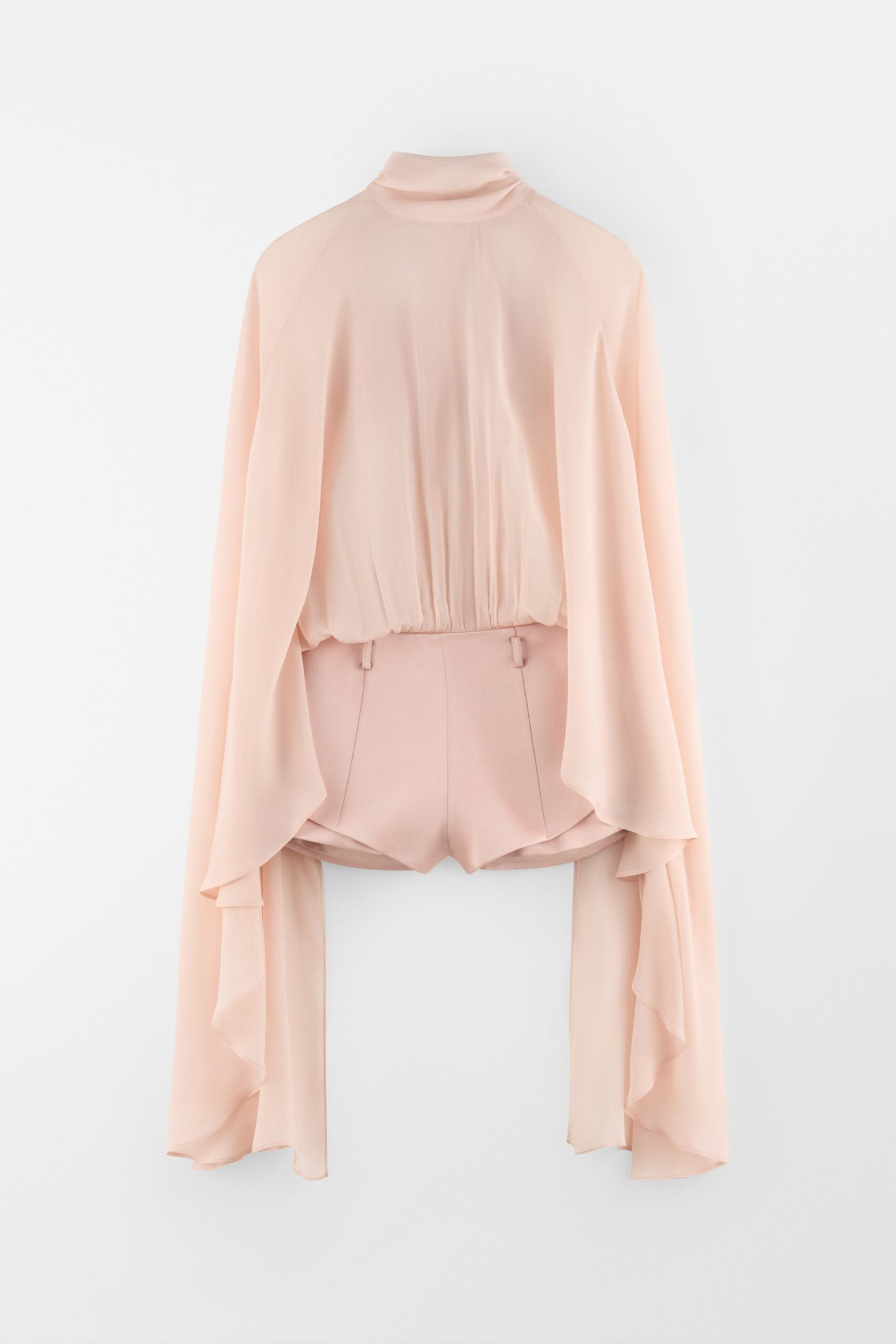 Sheer Cape Playsuit