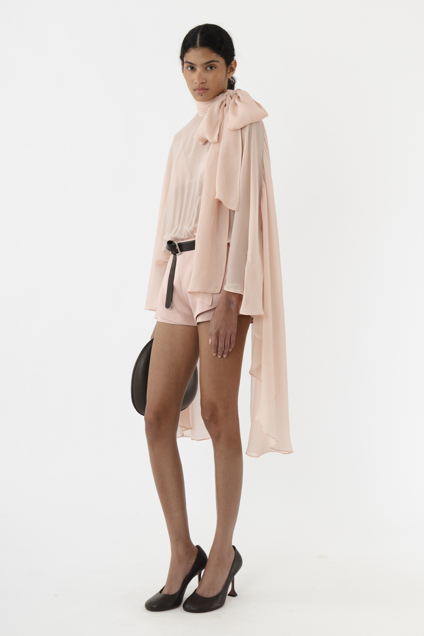 Sheer Cape Playsuit