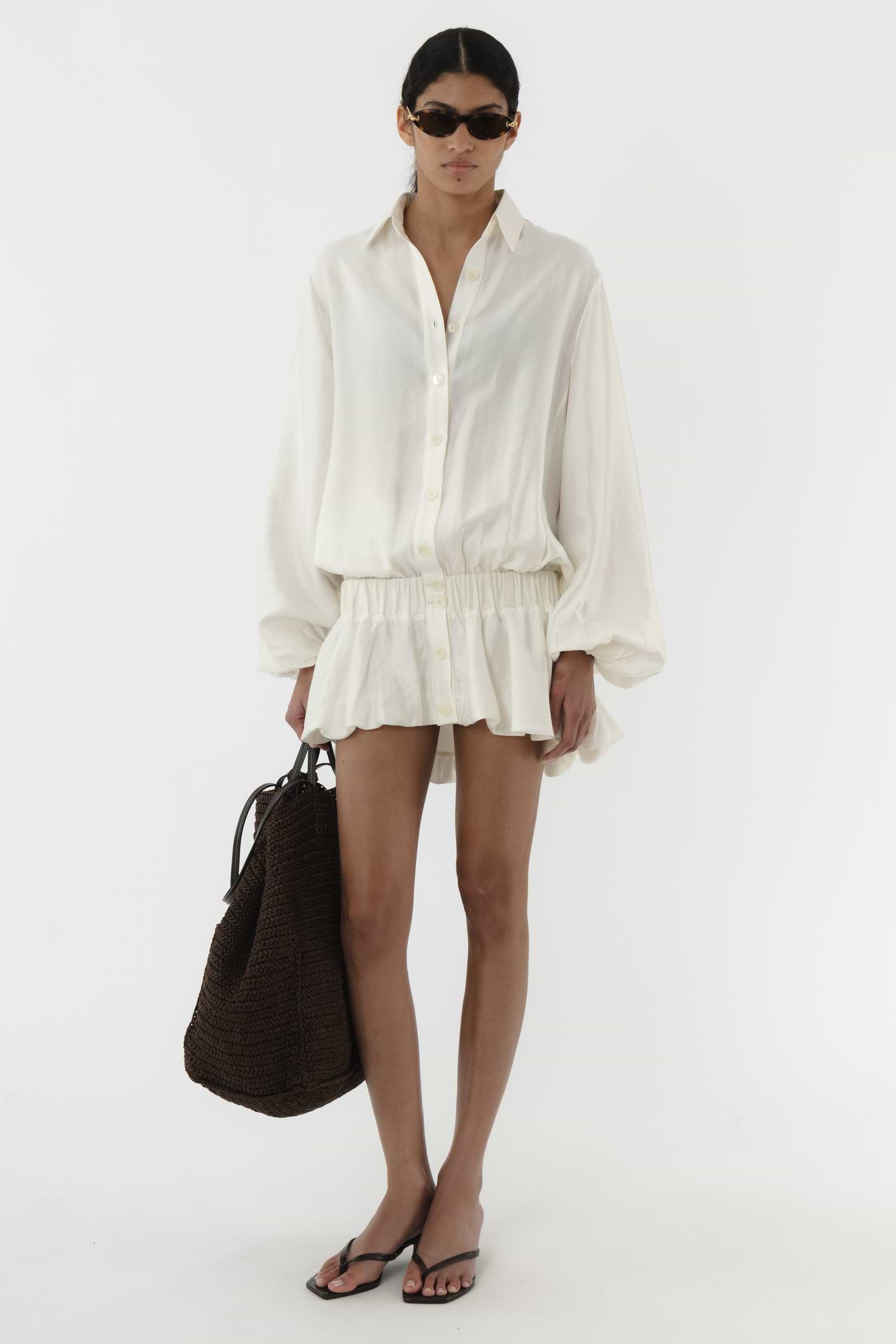 Balloon Shirt Dress