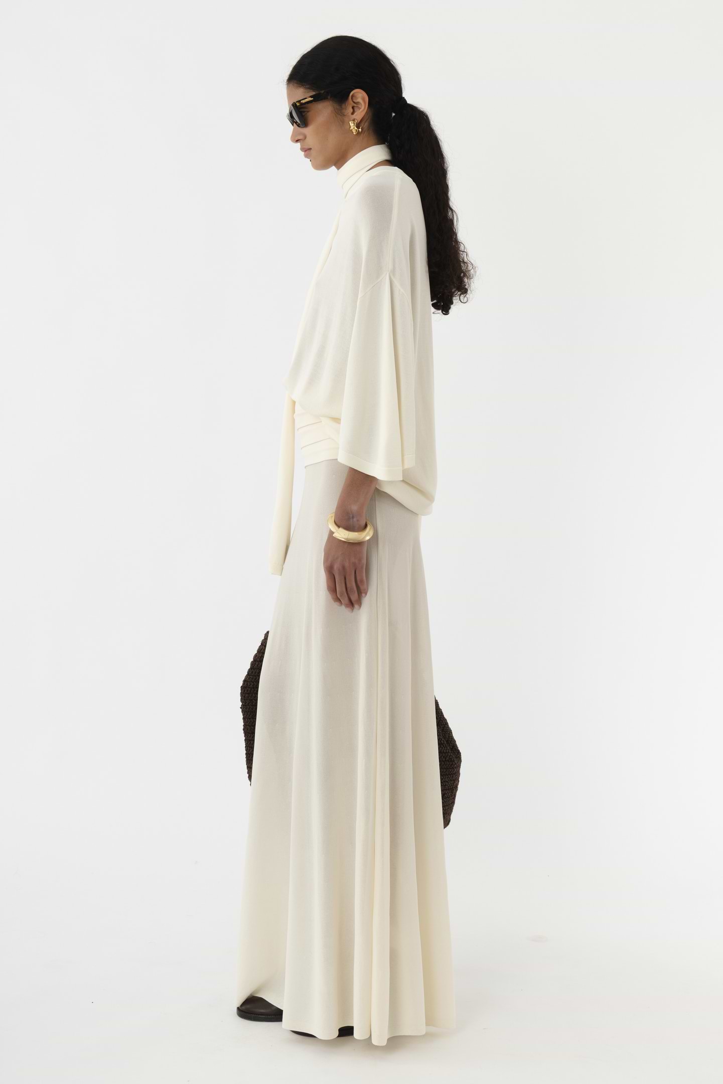 Pleated Waist Skirt