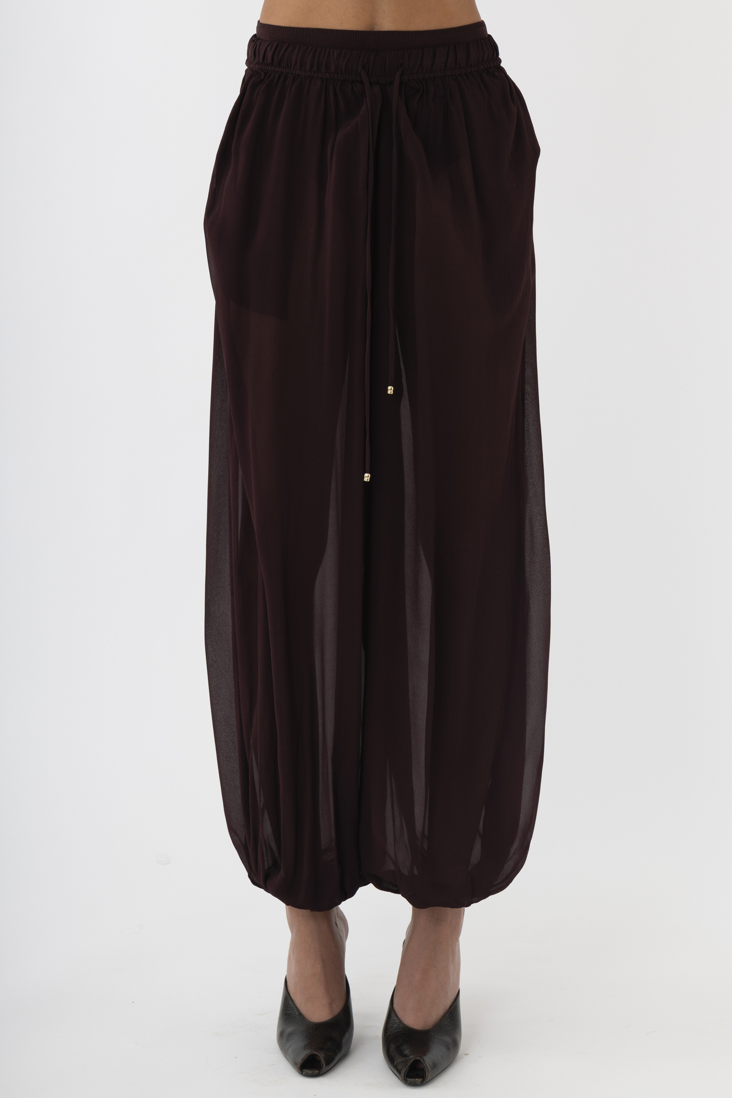 Sheer Balloon Pants