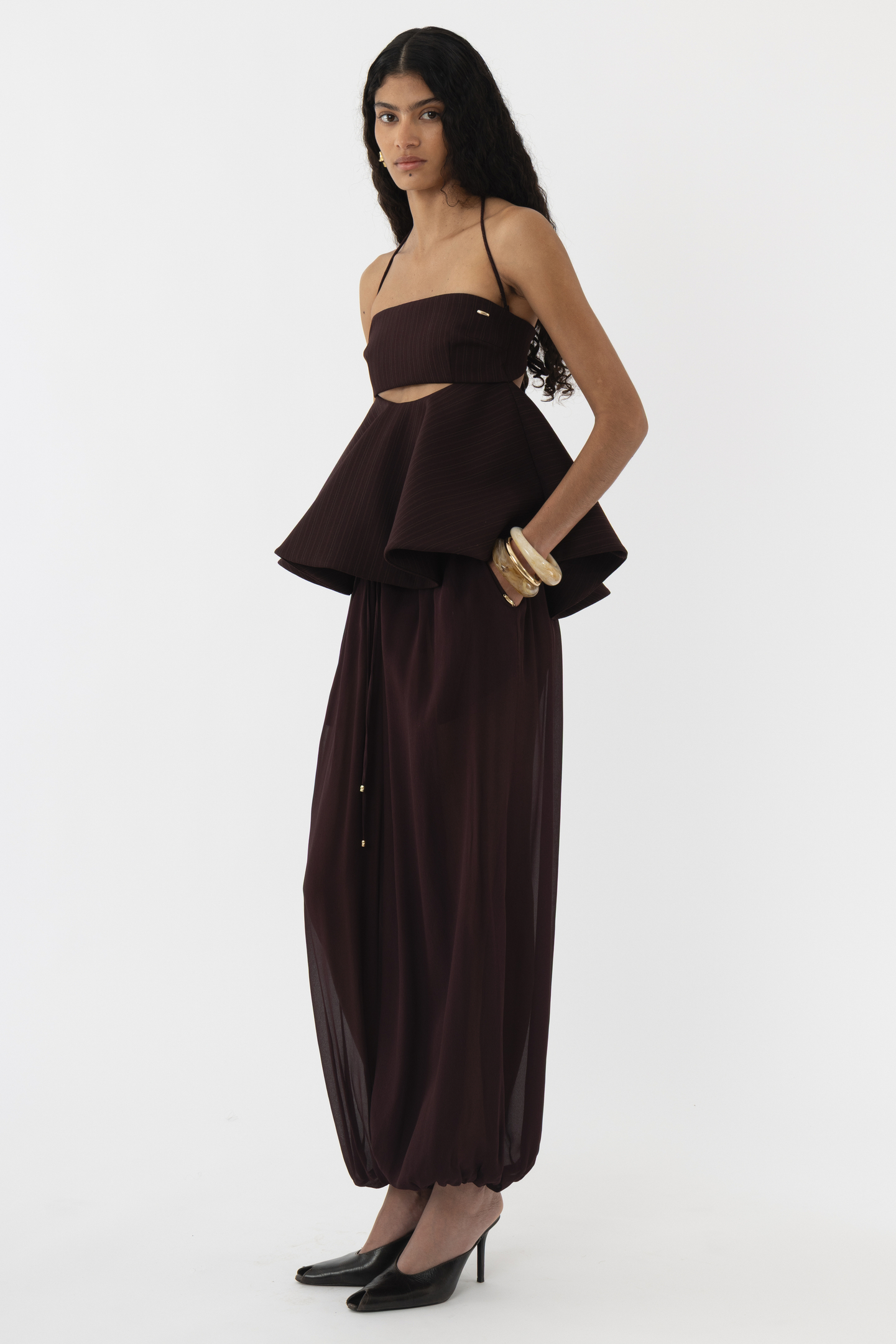 Sheer Balloon Pants