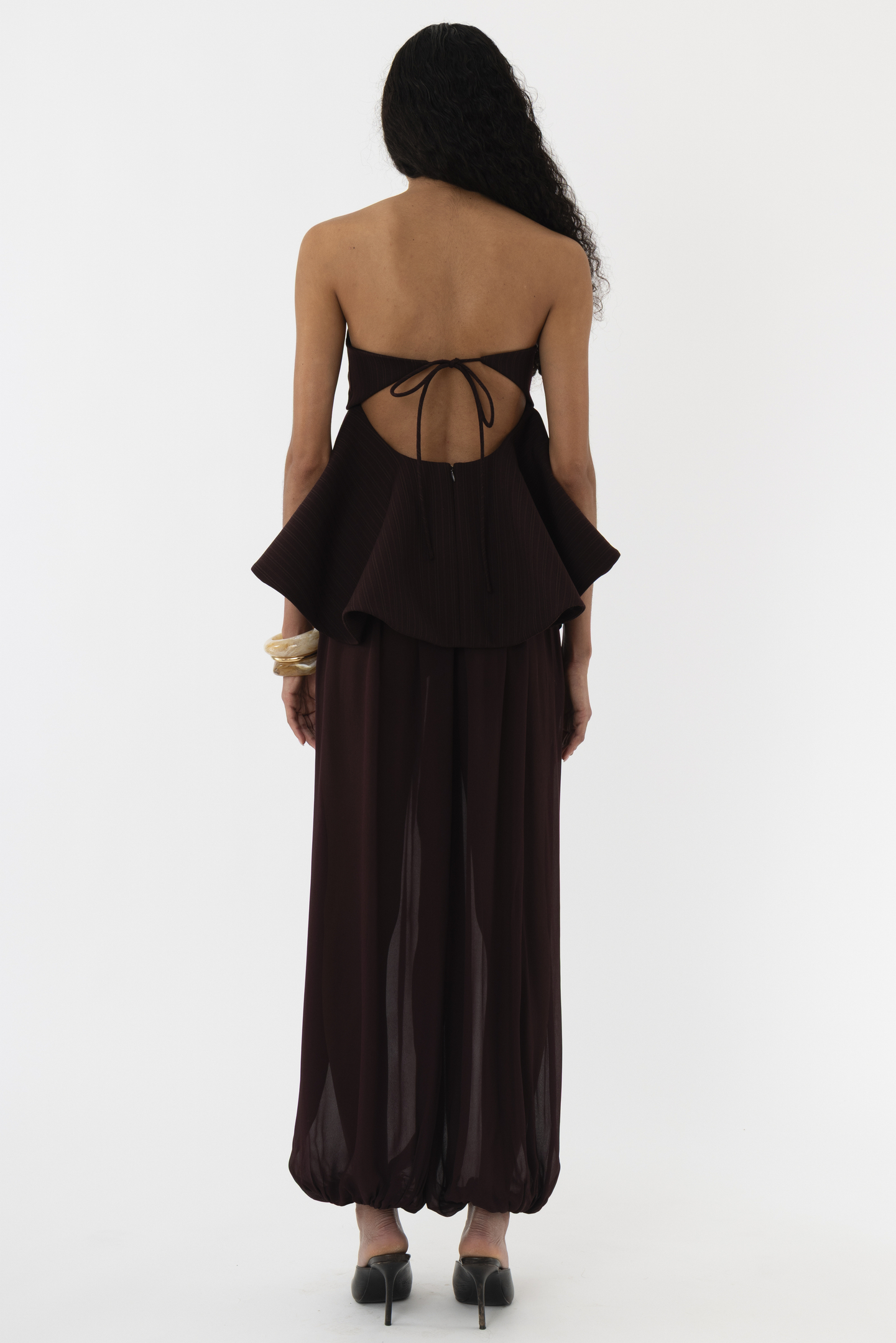 Sheer Balloon Pants