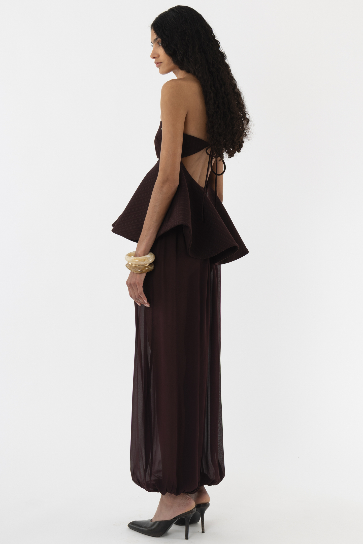 Sheer Balloon Pants