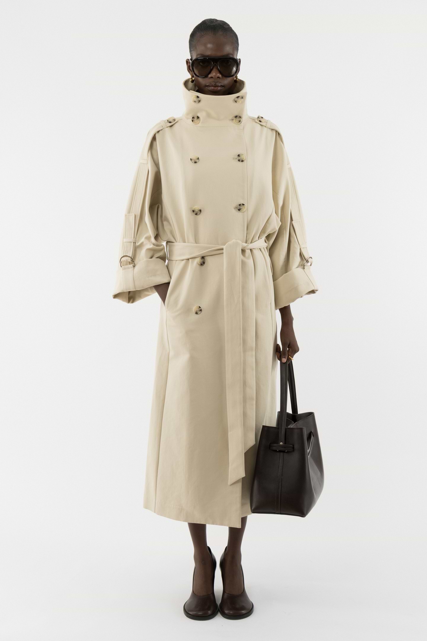 Drop Waist Trenchcoat - Arakii