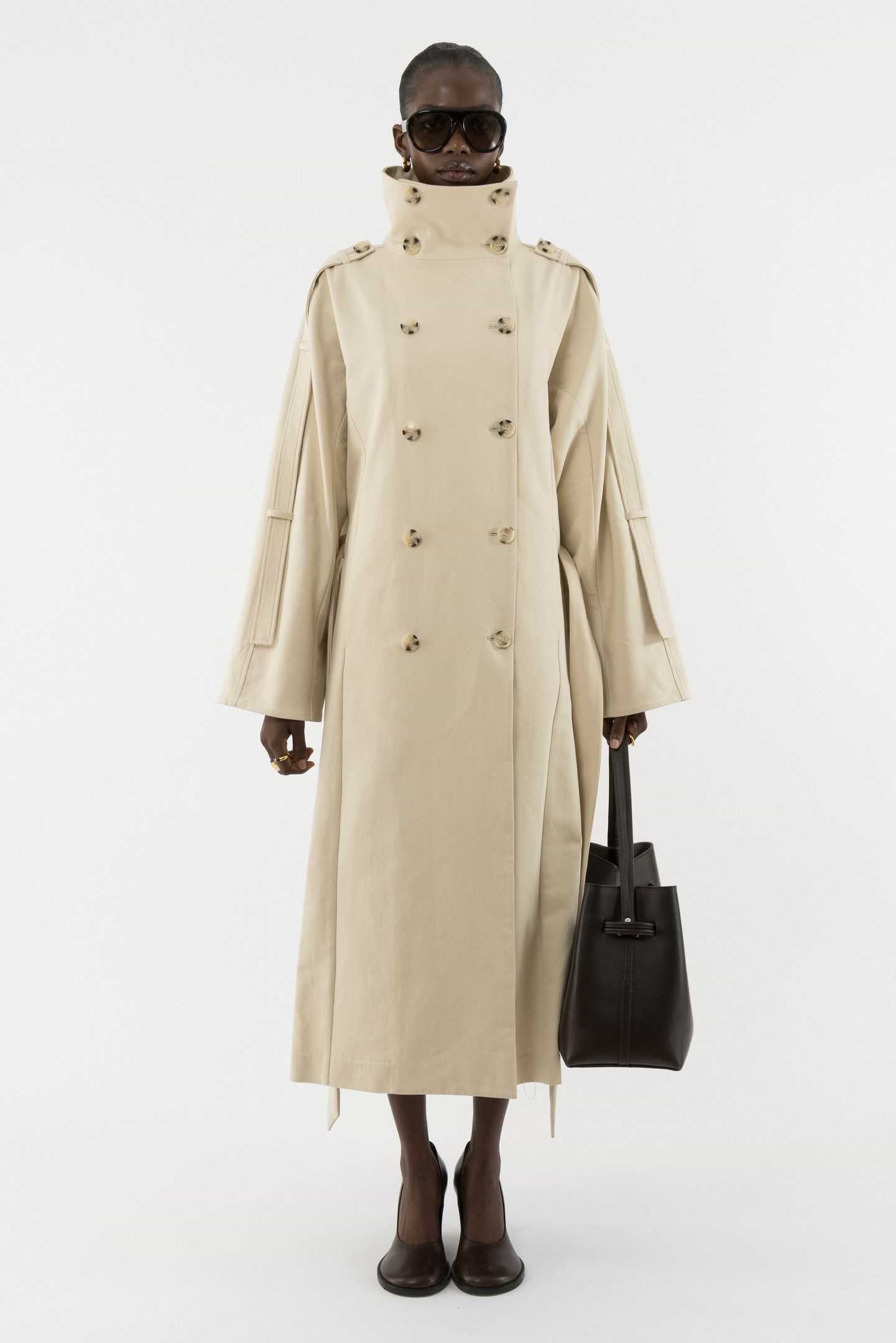 Drop Waist Trenchcoat - Arakii