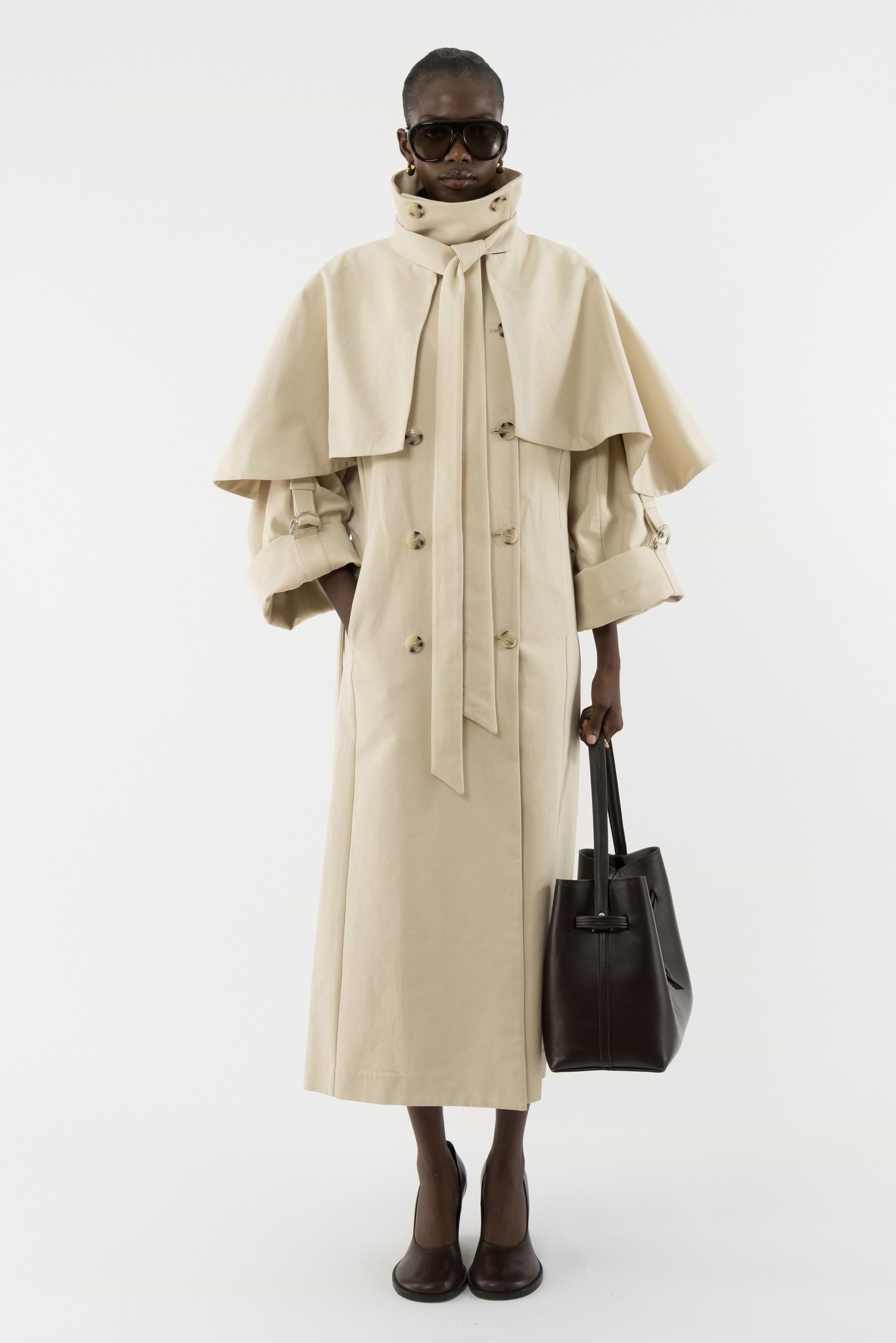 Drop Waist Trenchcoat - Arakii