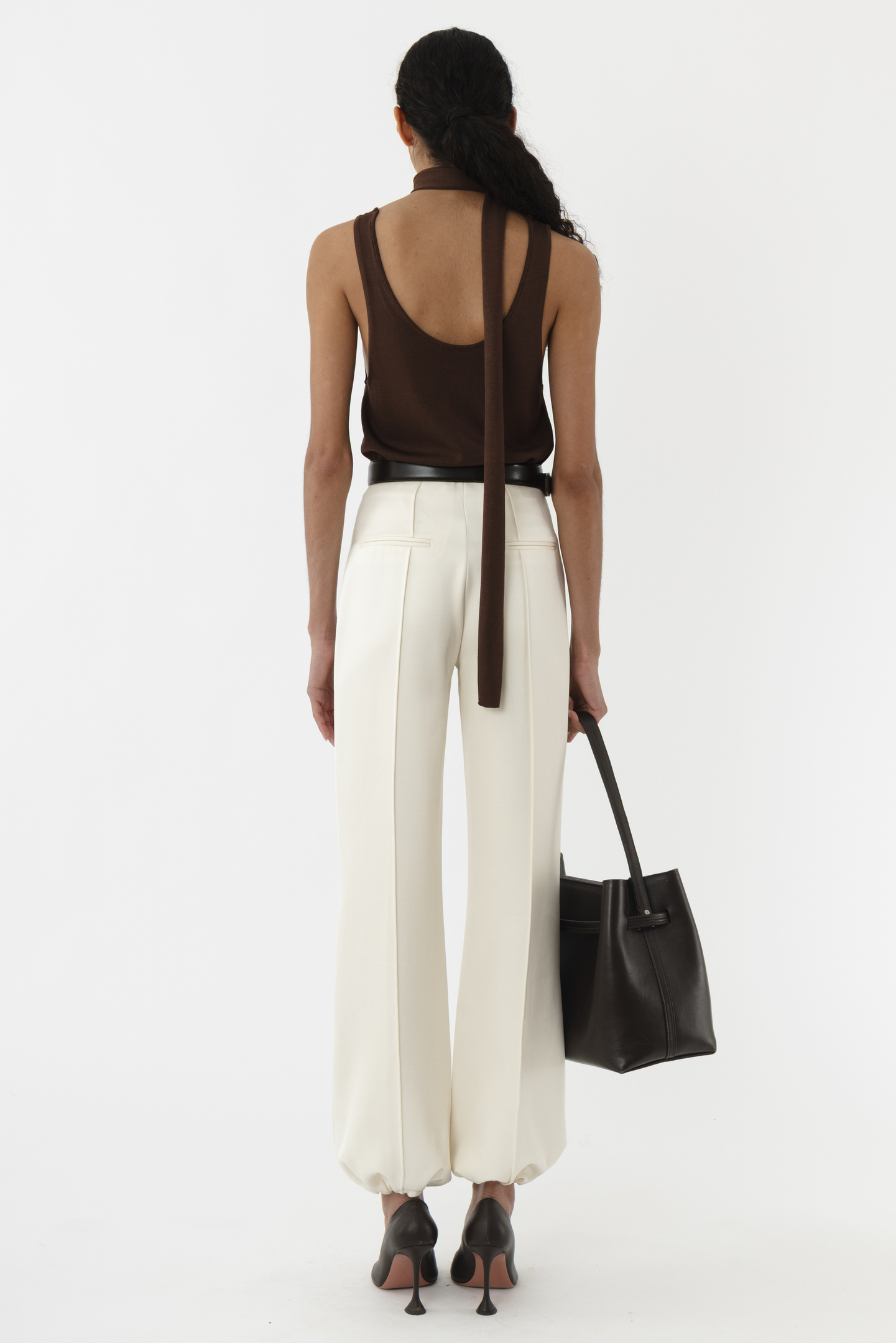 High Waist Suit Pants