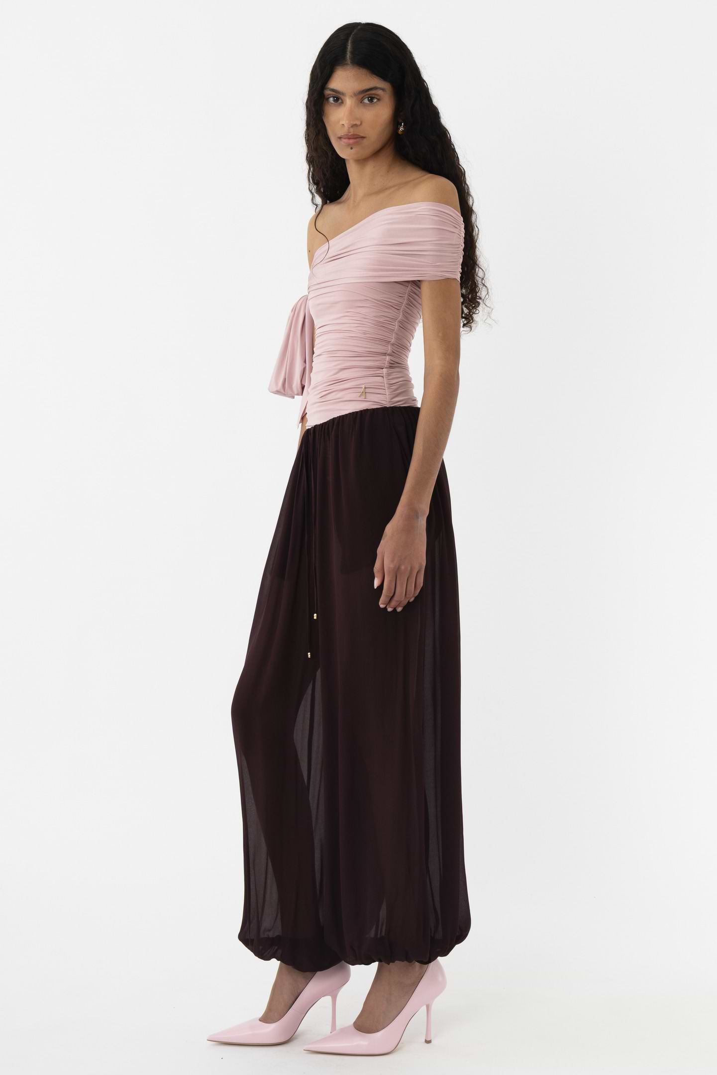Draped Scarf Swimsuit