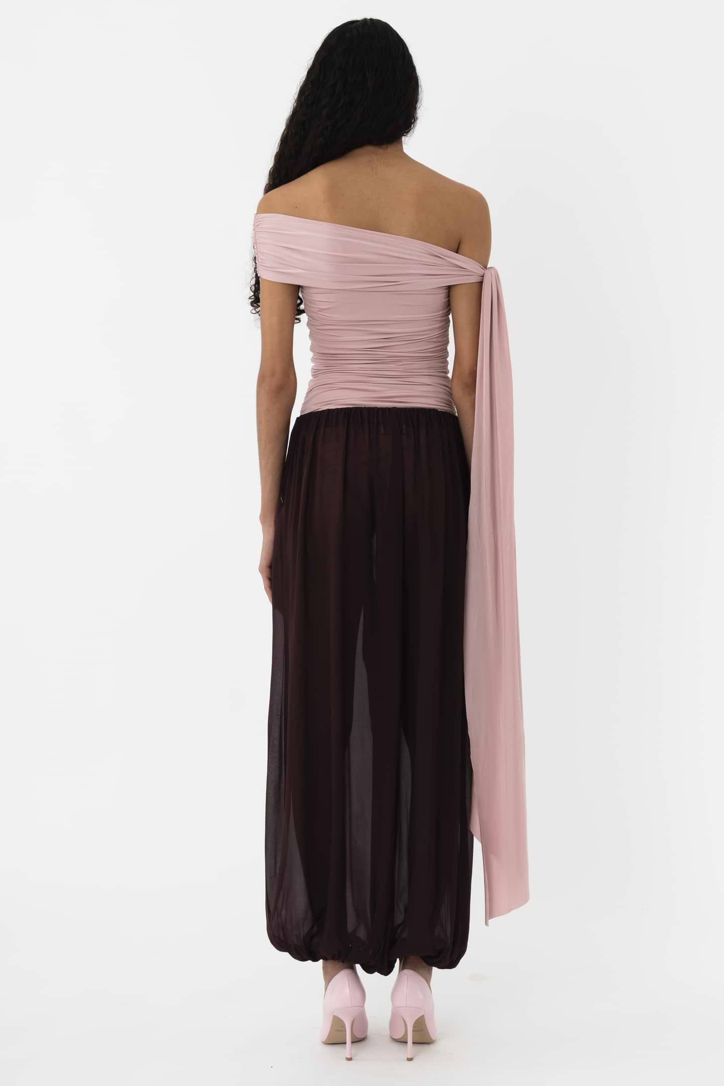 Draped Scarf Swimsuit