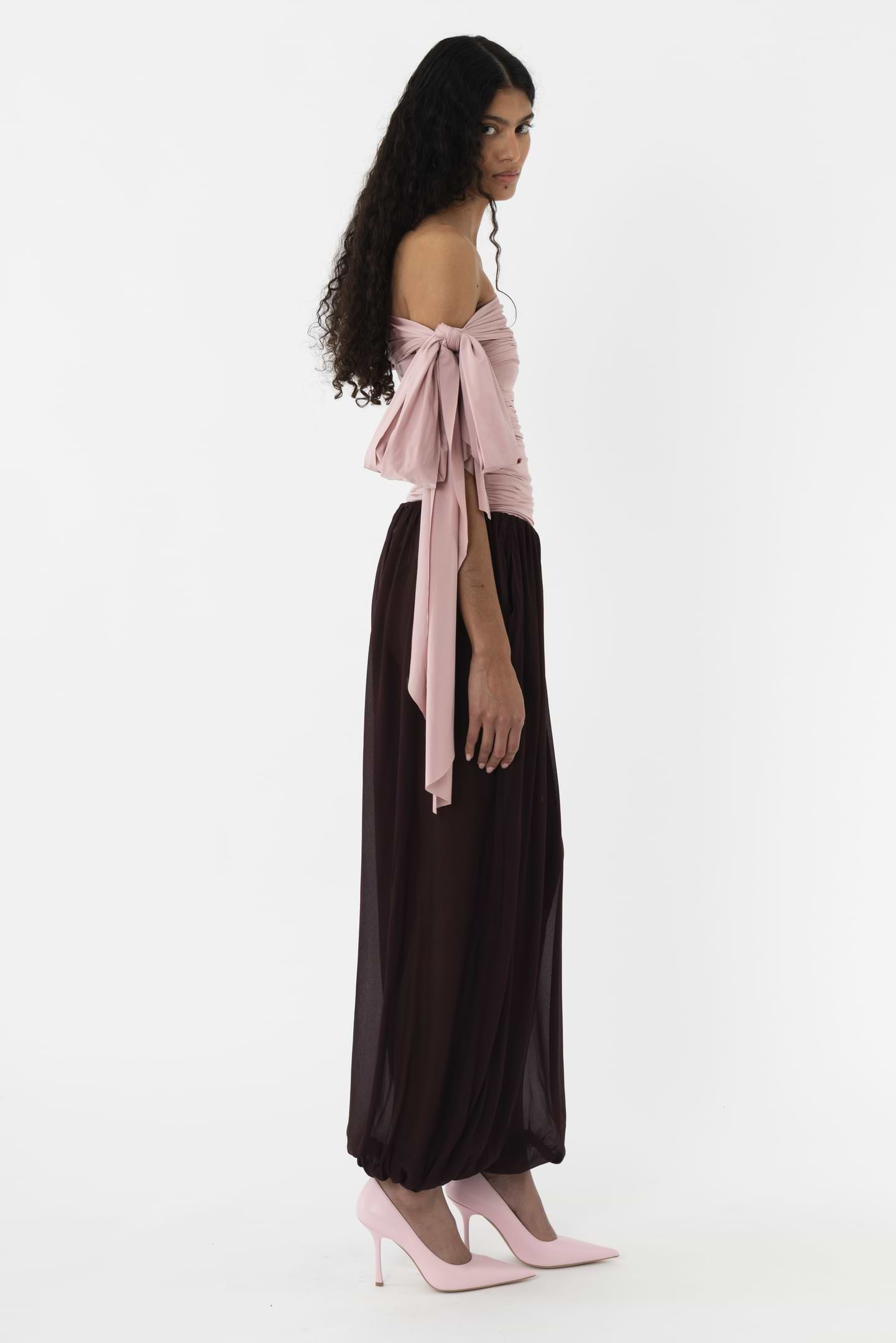 Draped Scarf Swimsuit