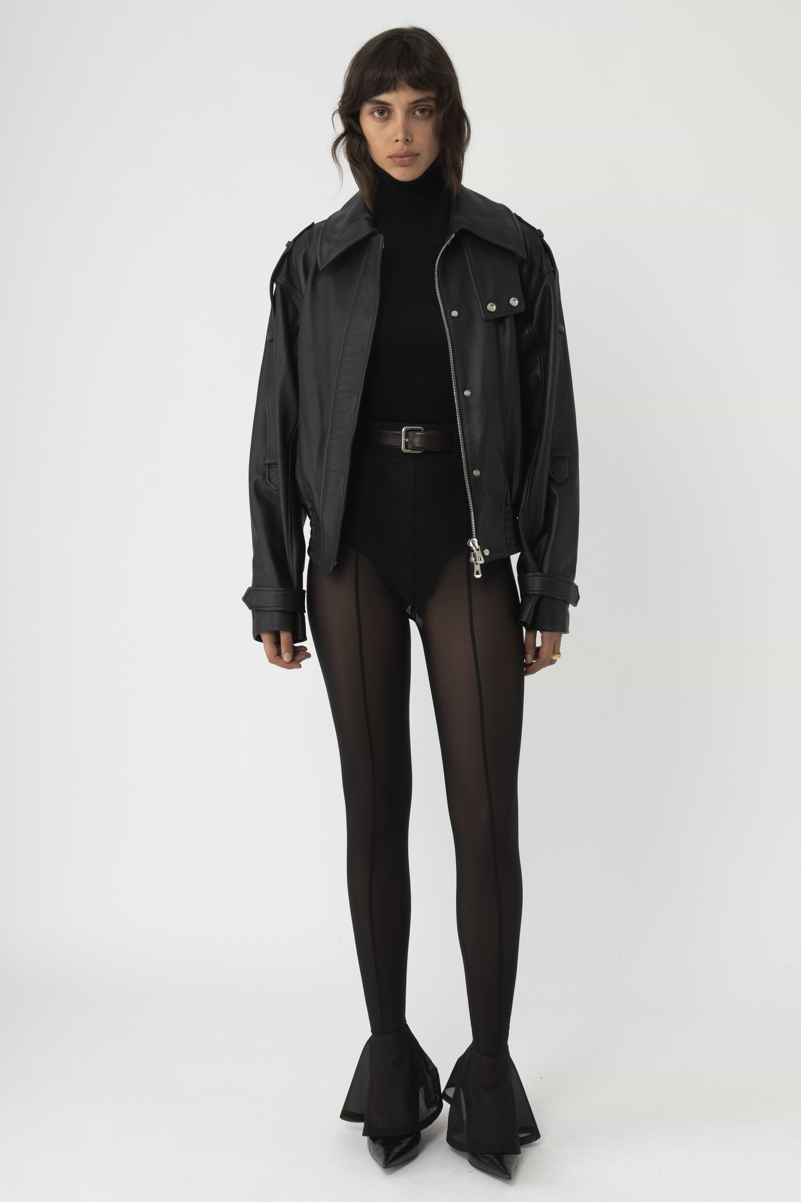 Sheer Ruffle Tights