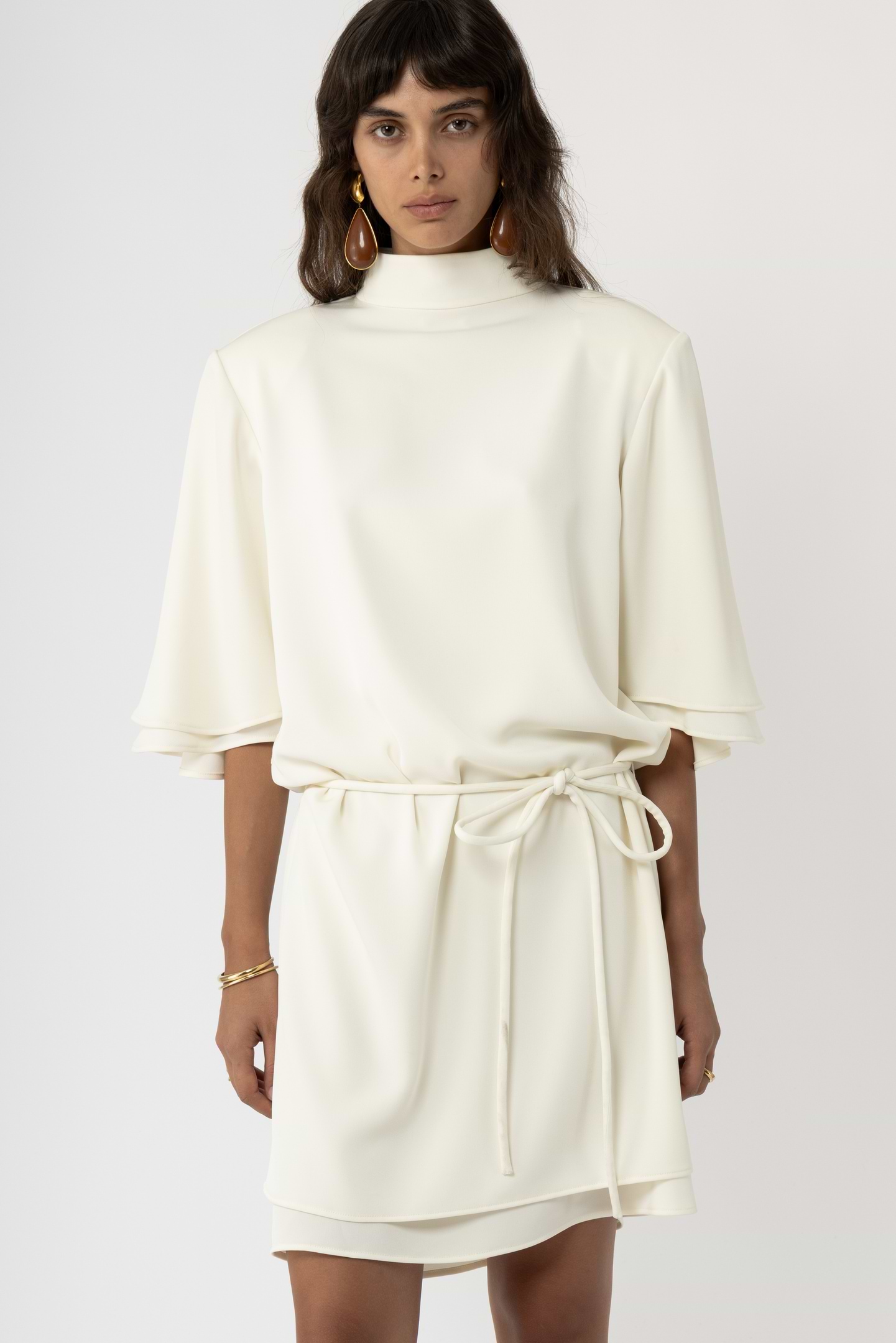 Belted Mini Dress