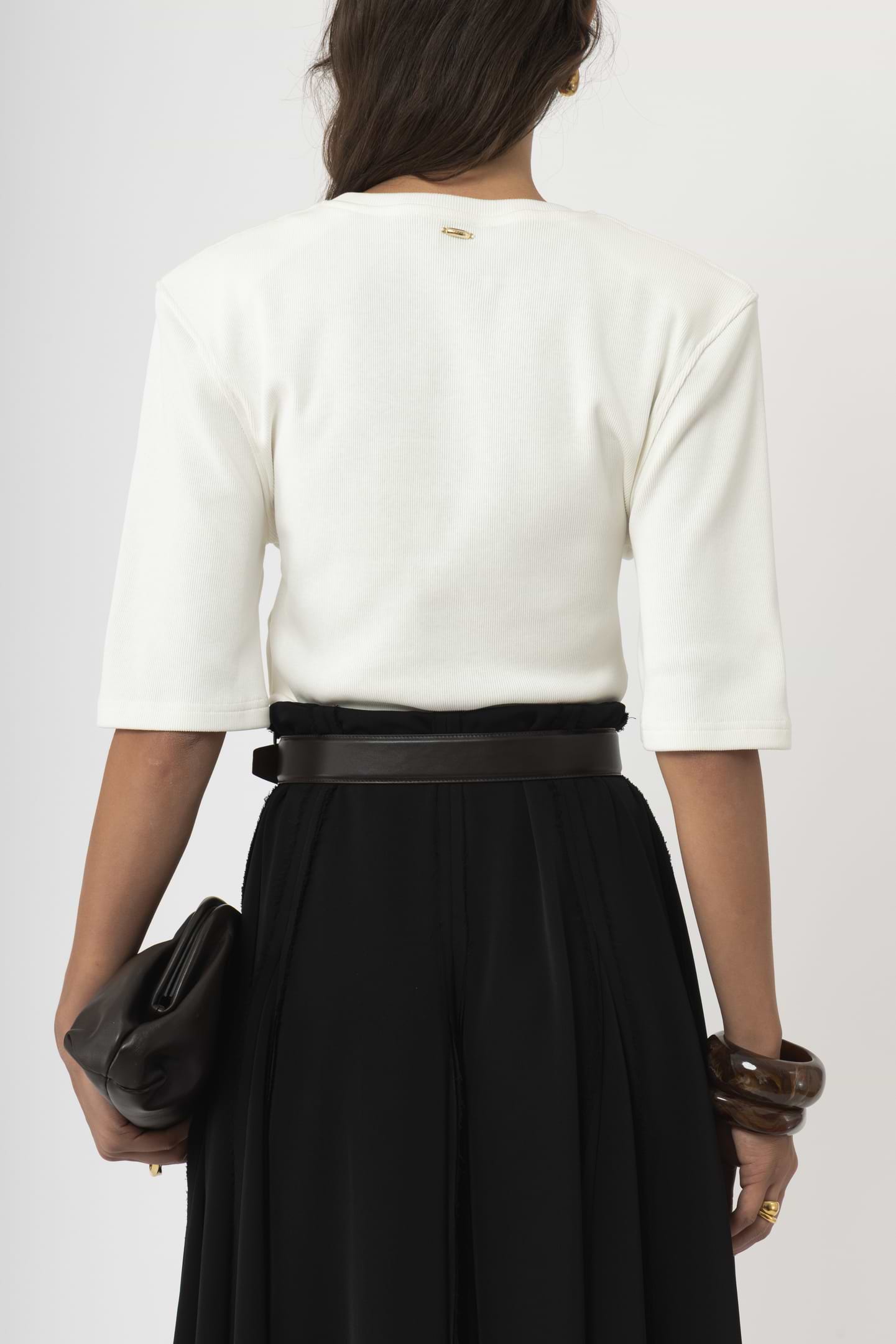 Structured Shoulder T-shirt