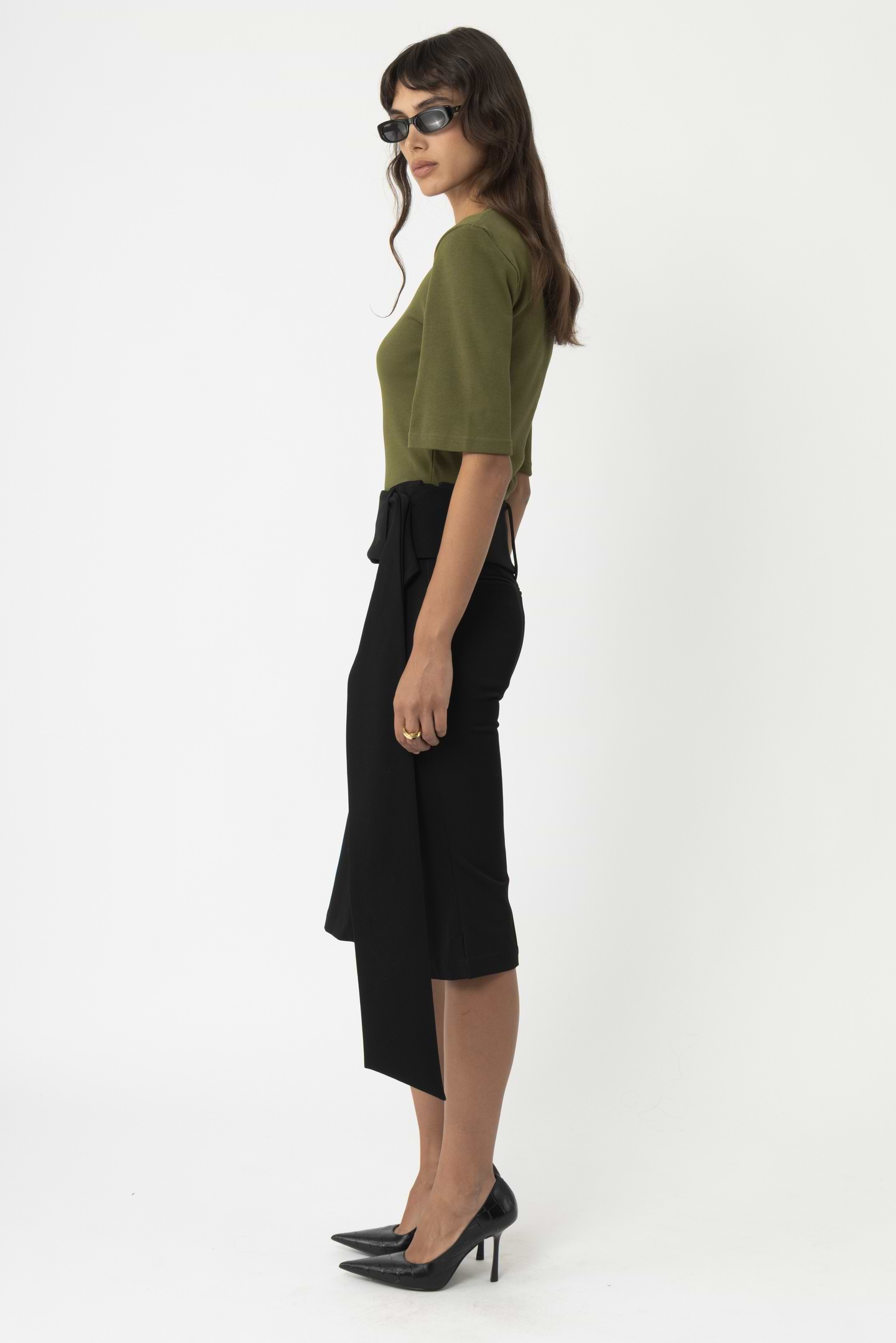 Structured Shoulder T-shirt