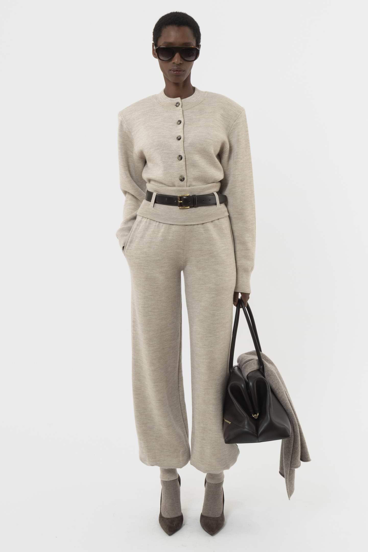 Foldover Knitted Pants