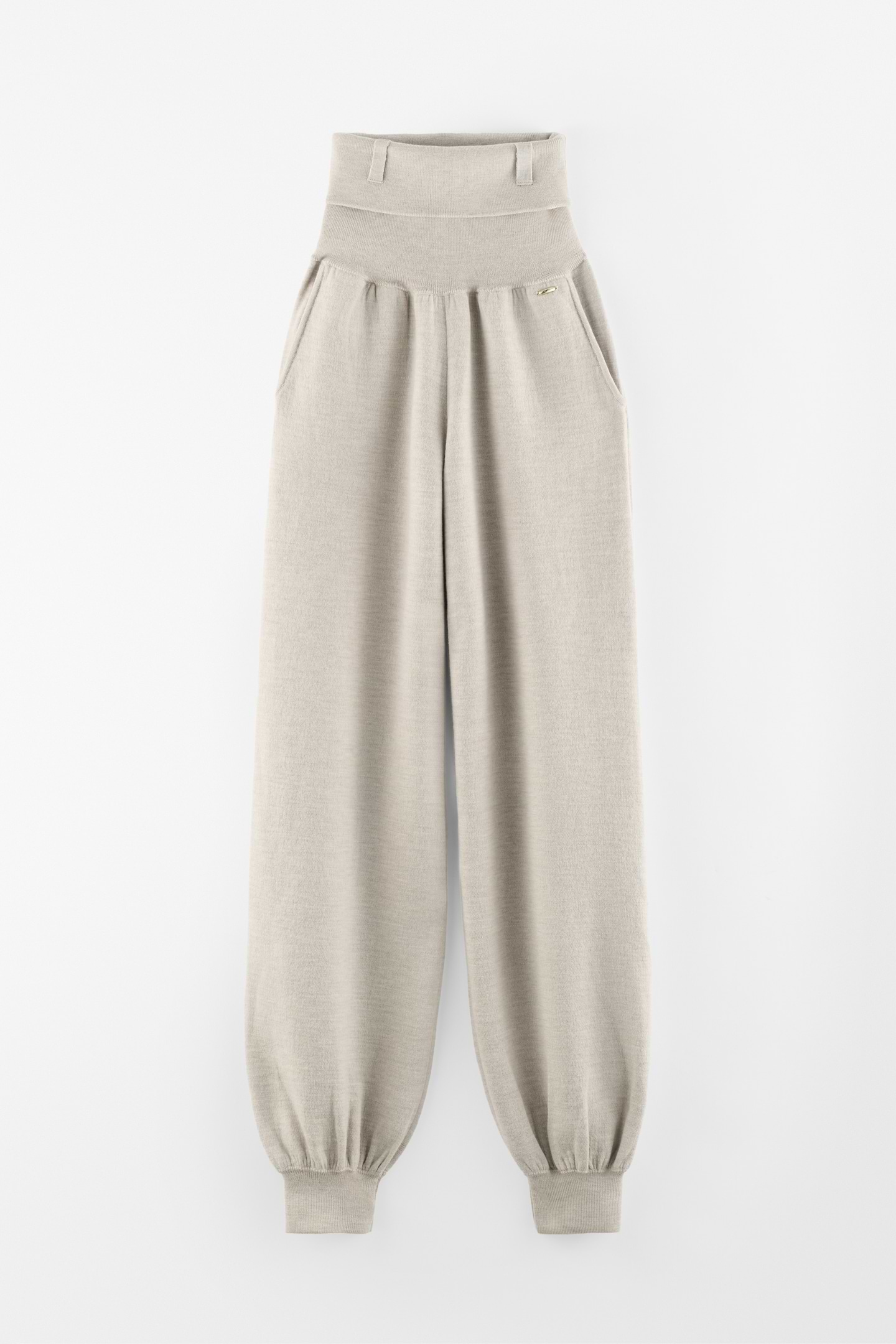 Foldover Knitted Pants