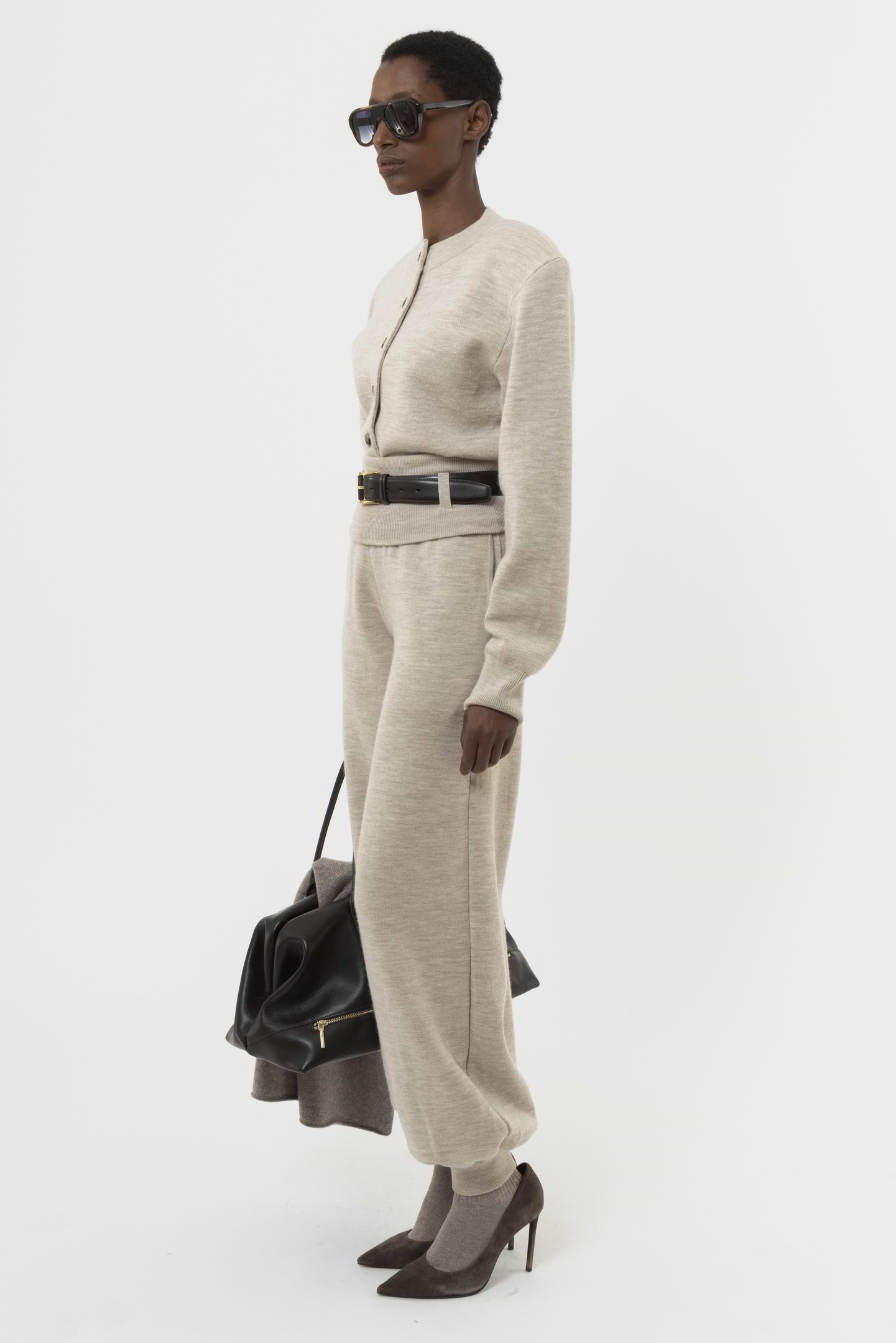 Foldover Knitted Pants