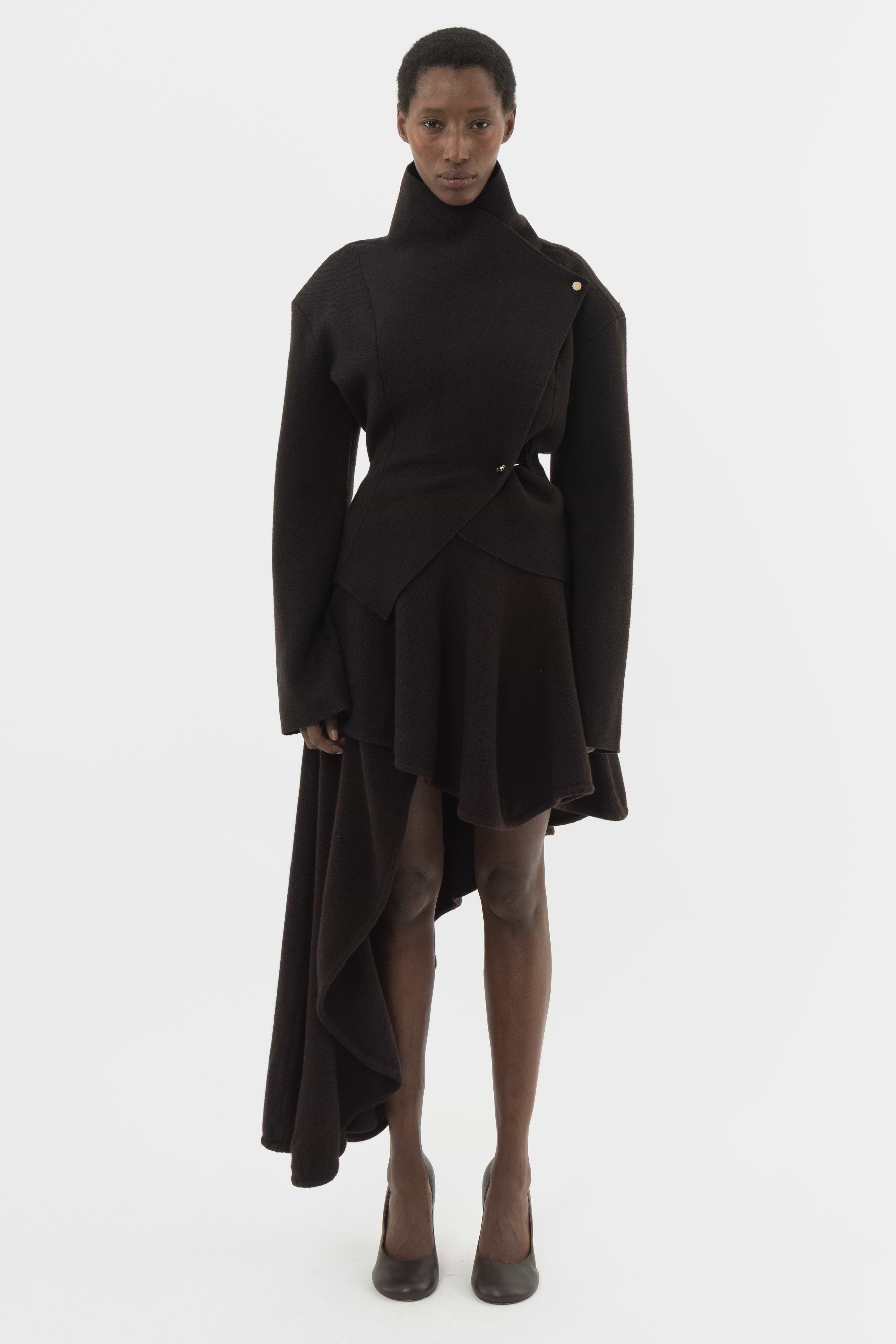 Asymmetric Pin Blazer