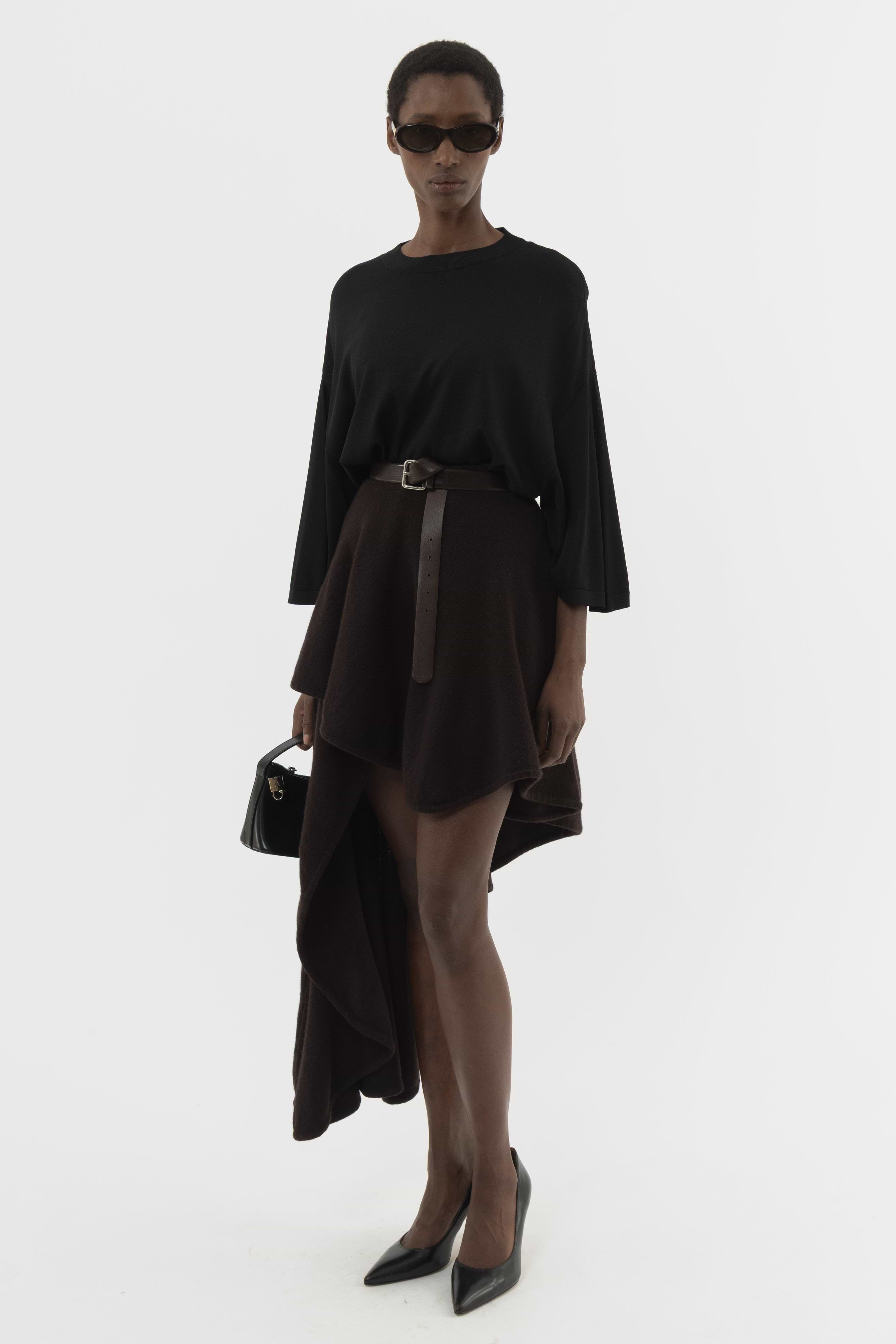 Knitted Spiral Skirt