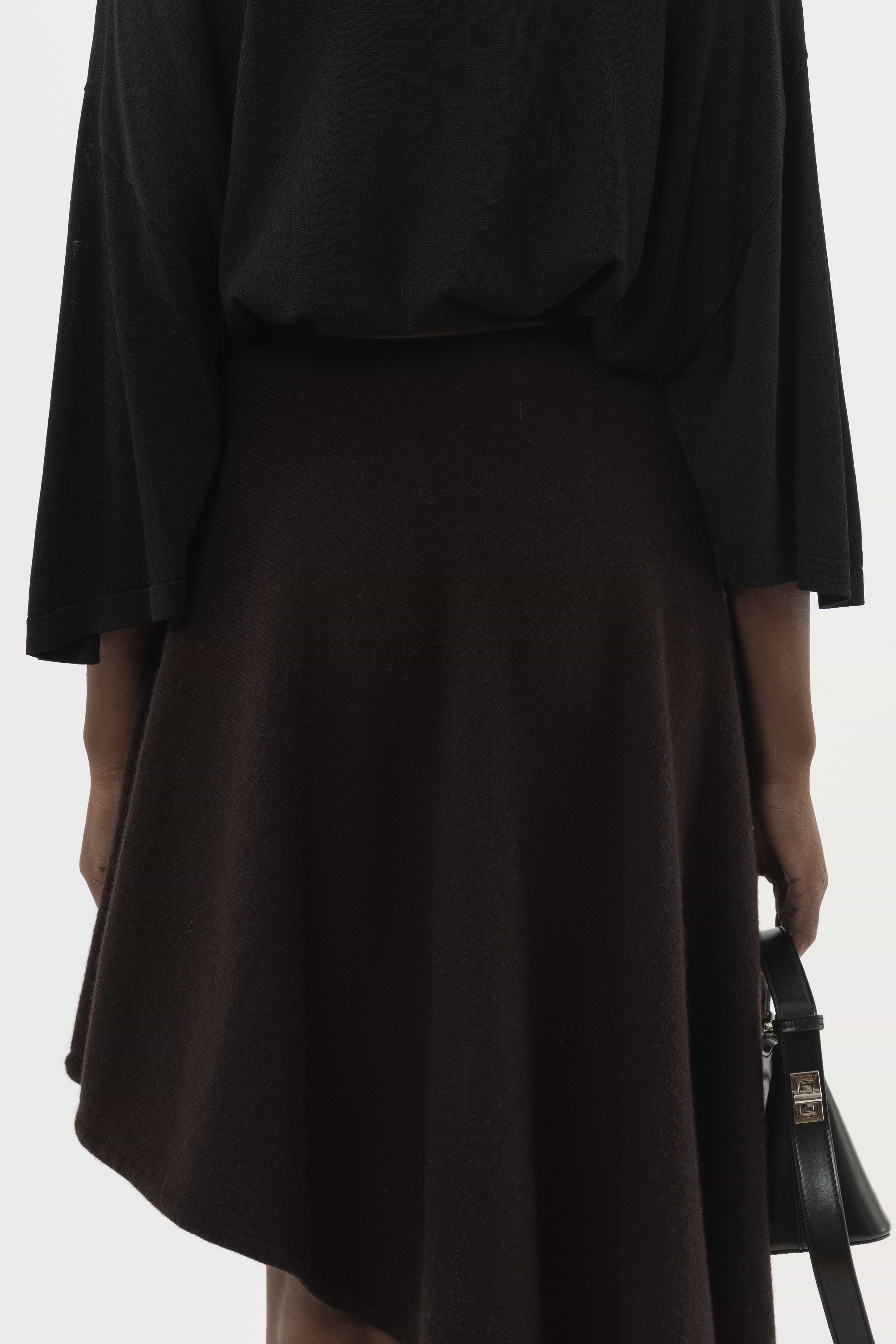 Knitted Spiral Skirt