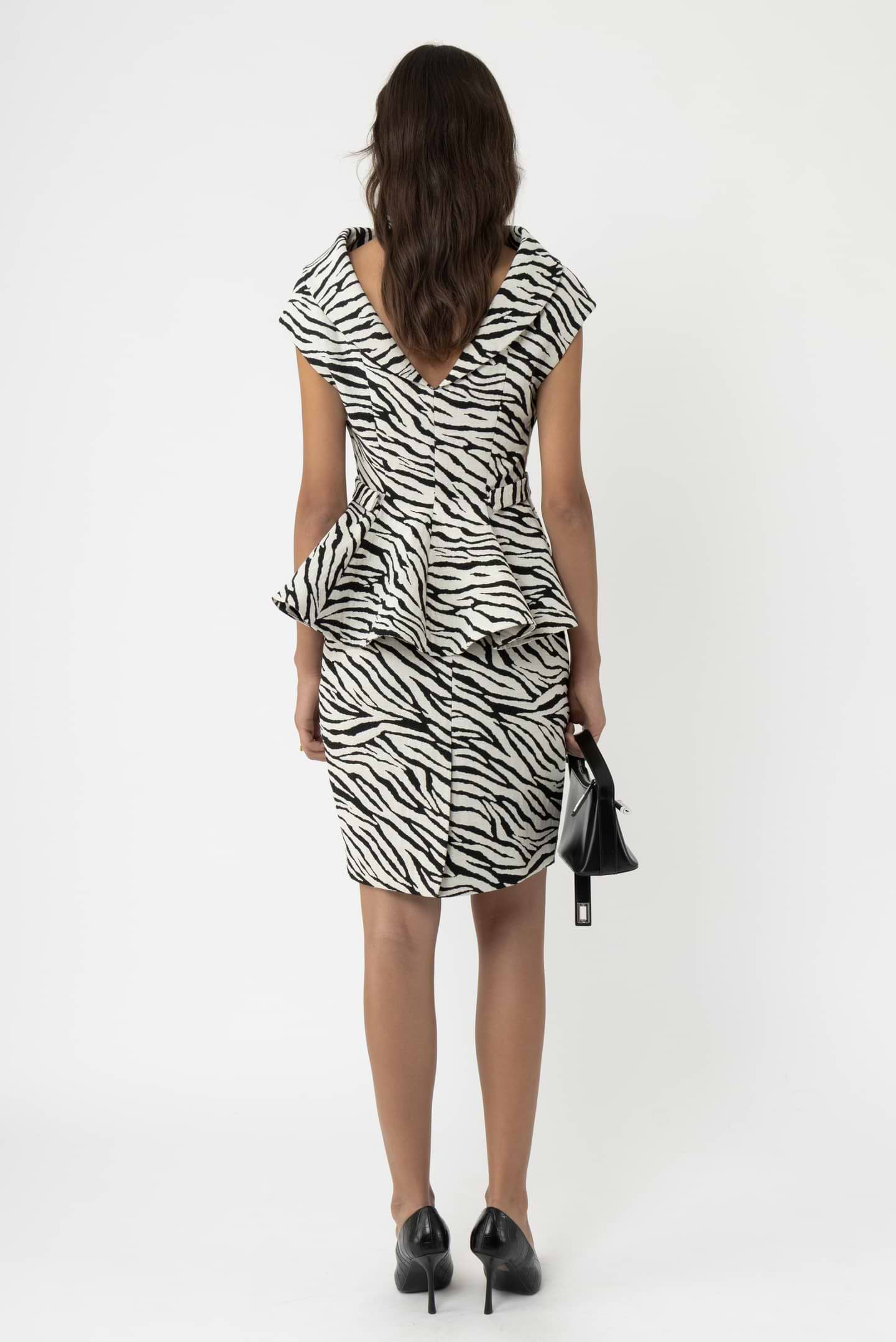 Peplum Boat Neck Top