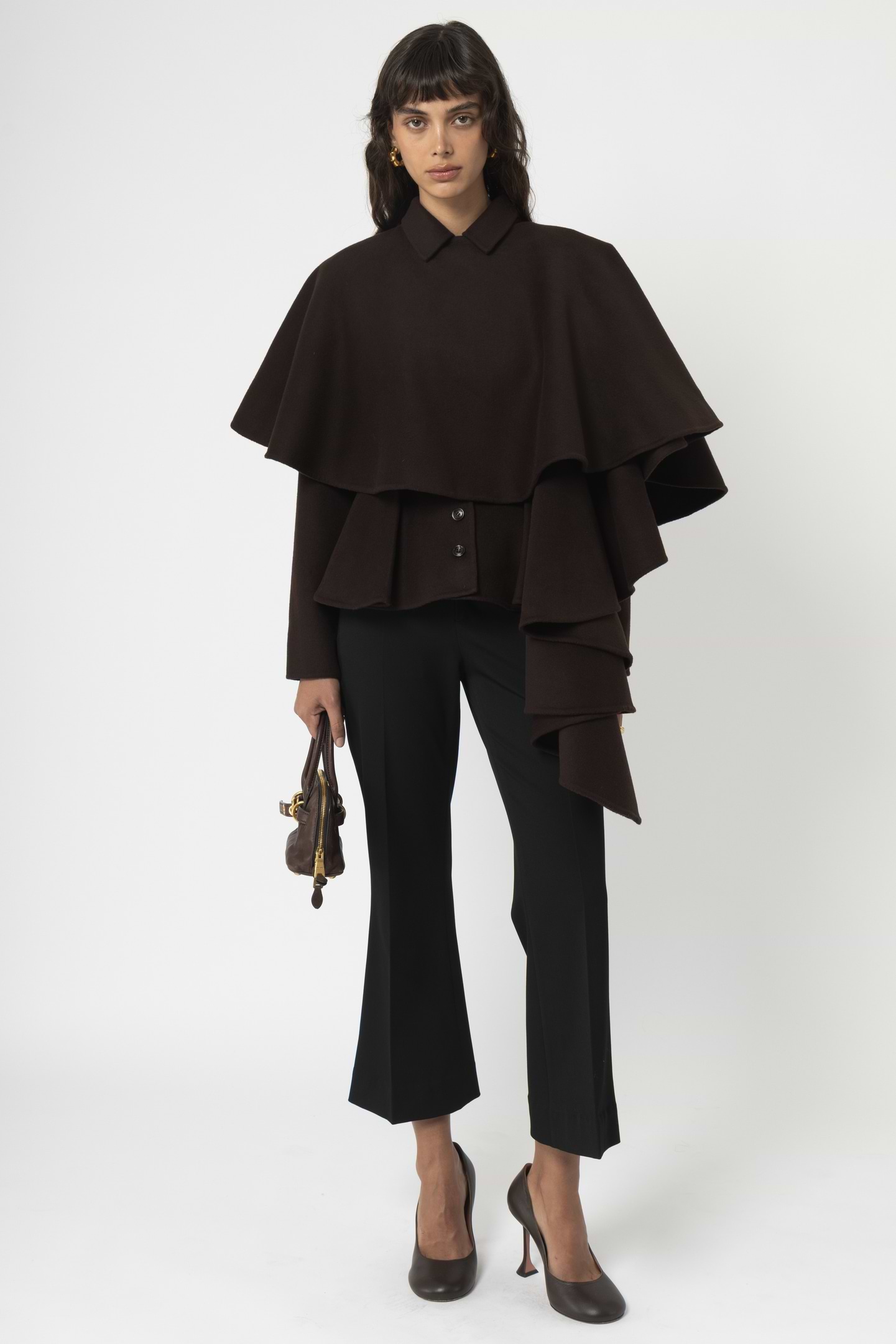 Wool peplum jacket