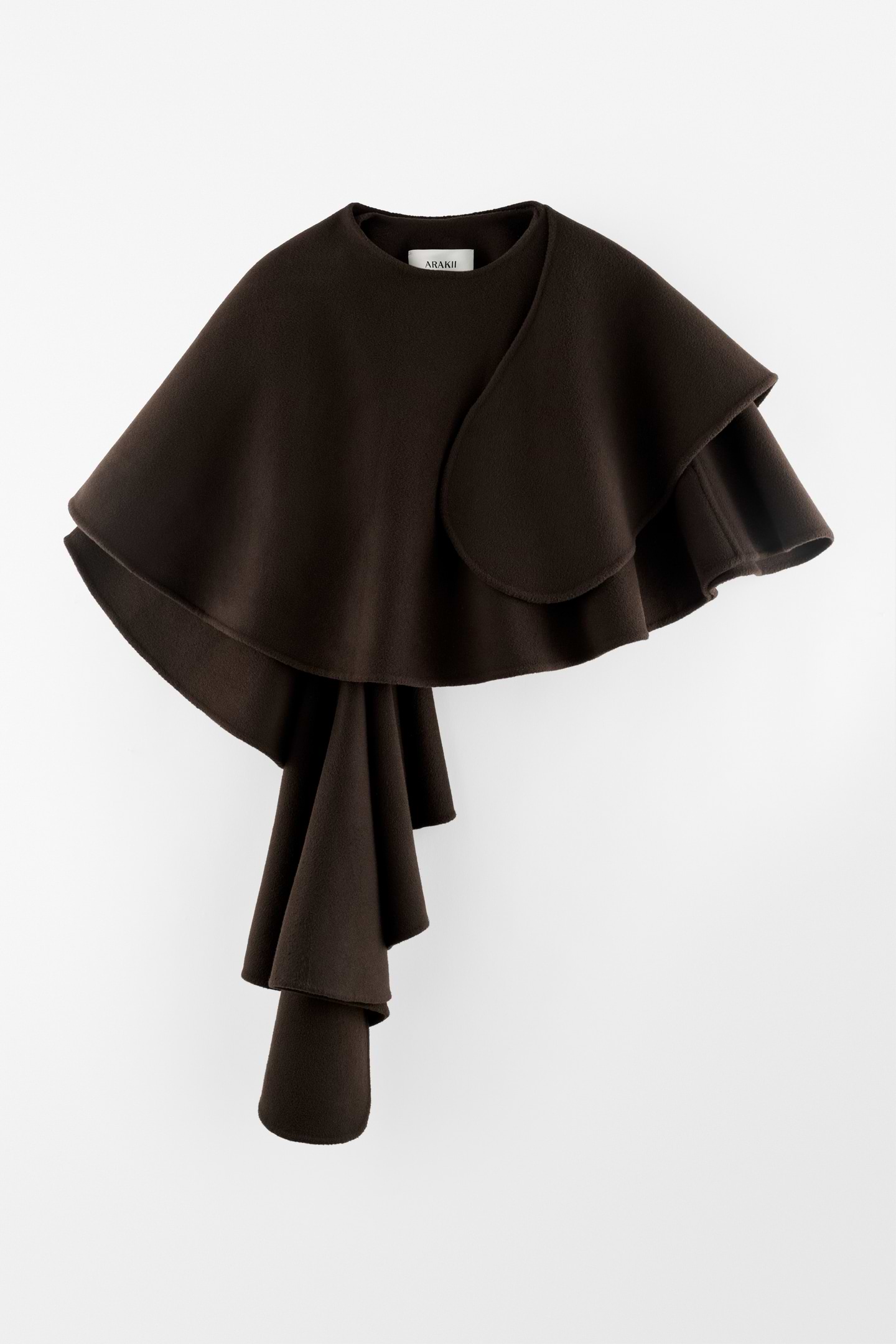 Ruffled Wool Scarf