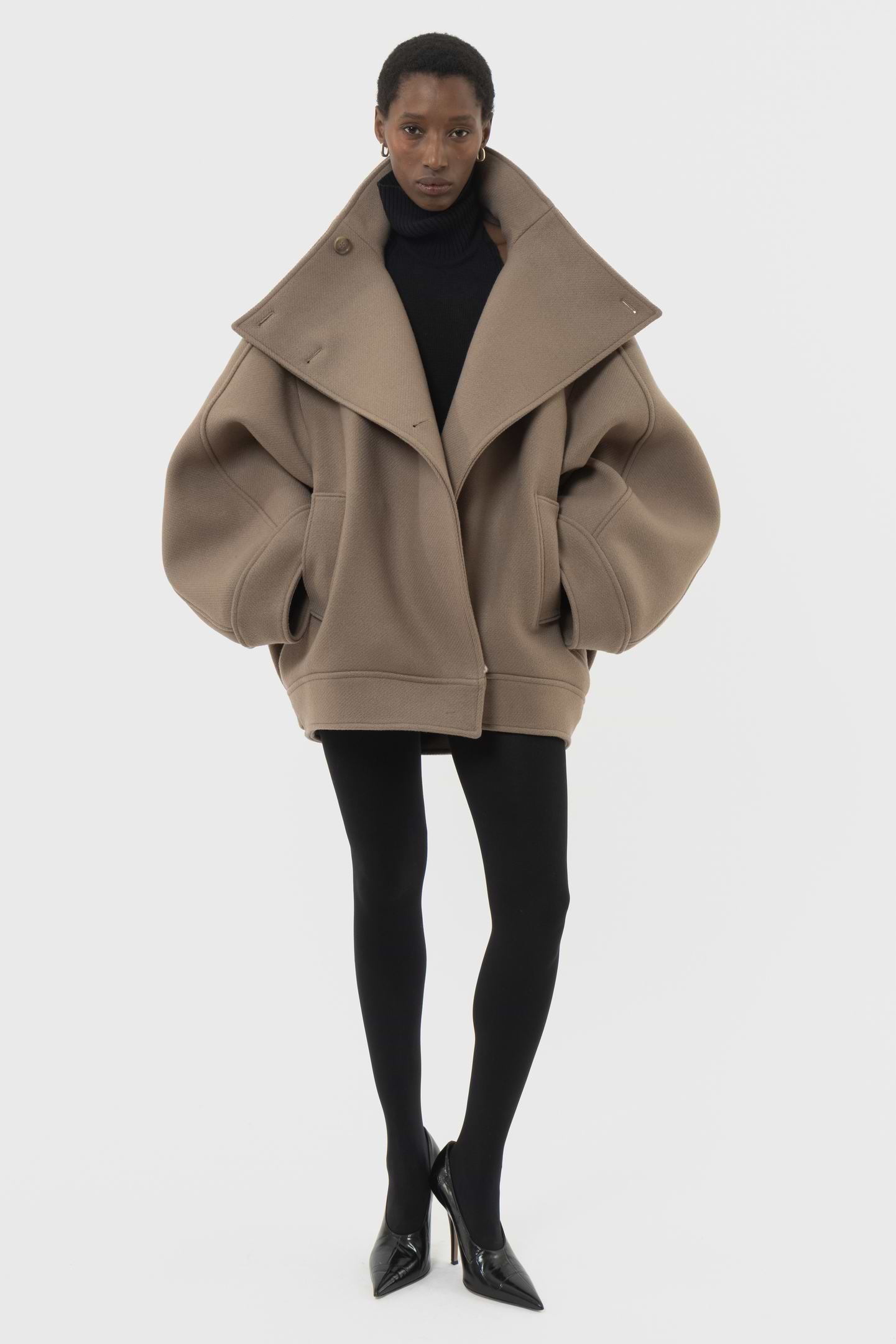 Voluminous Wool Jacket - Shipping date 16-19th Oct