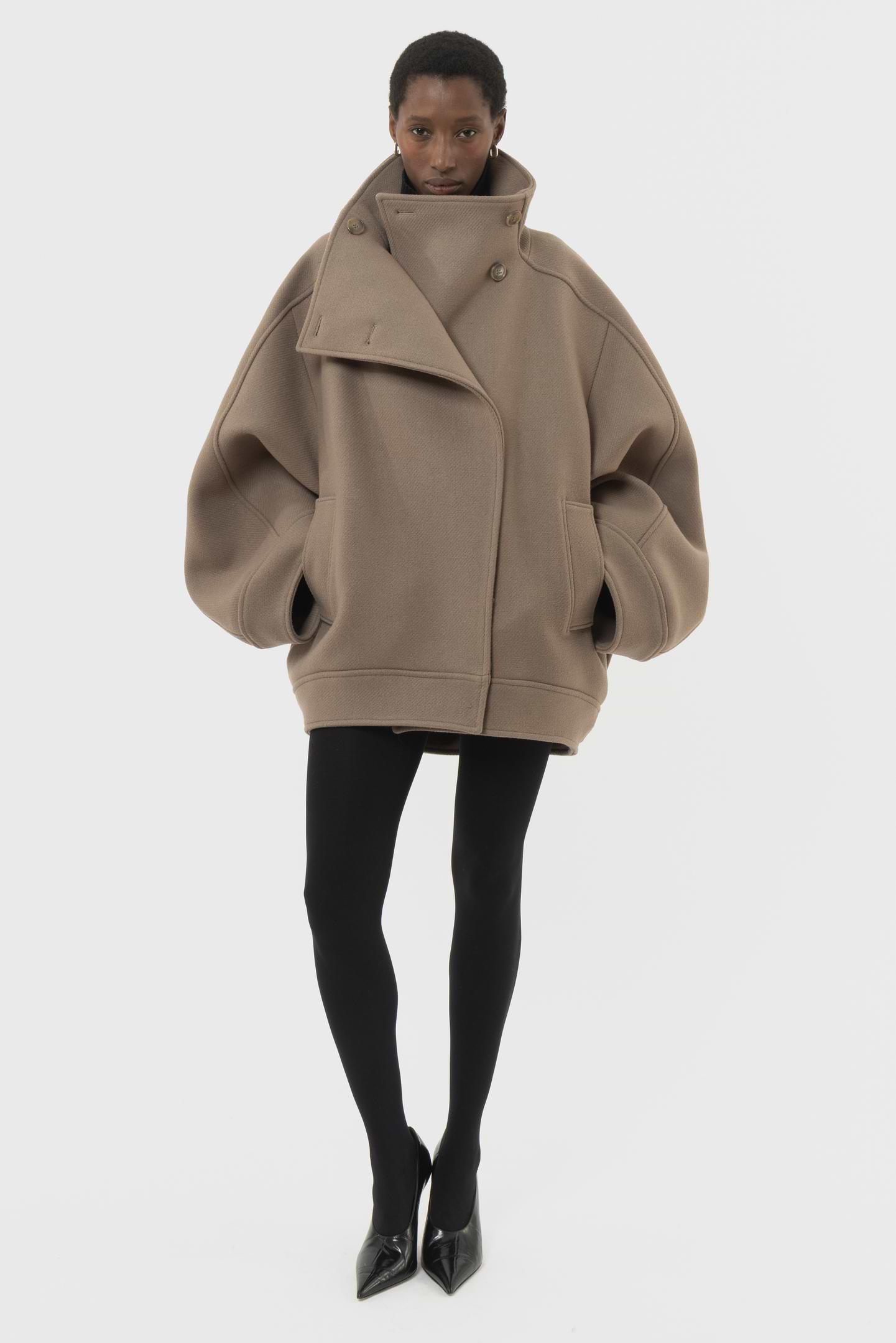 Voluminous Wool Jacket - Shipping date 16-19th Oct
