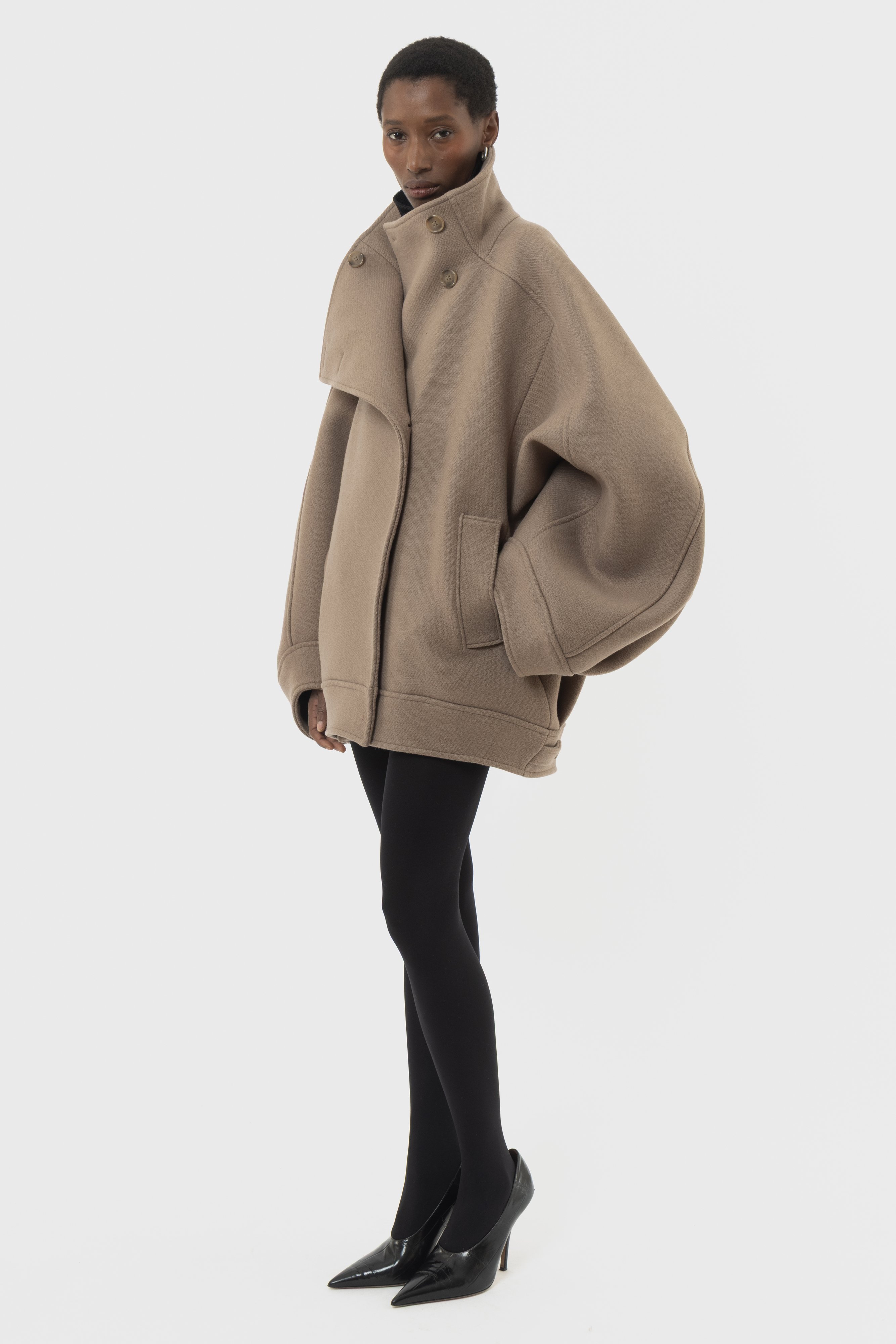 Voluminous Wool Jacket - Shipping date 16-19th Oct