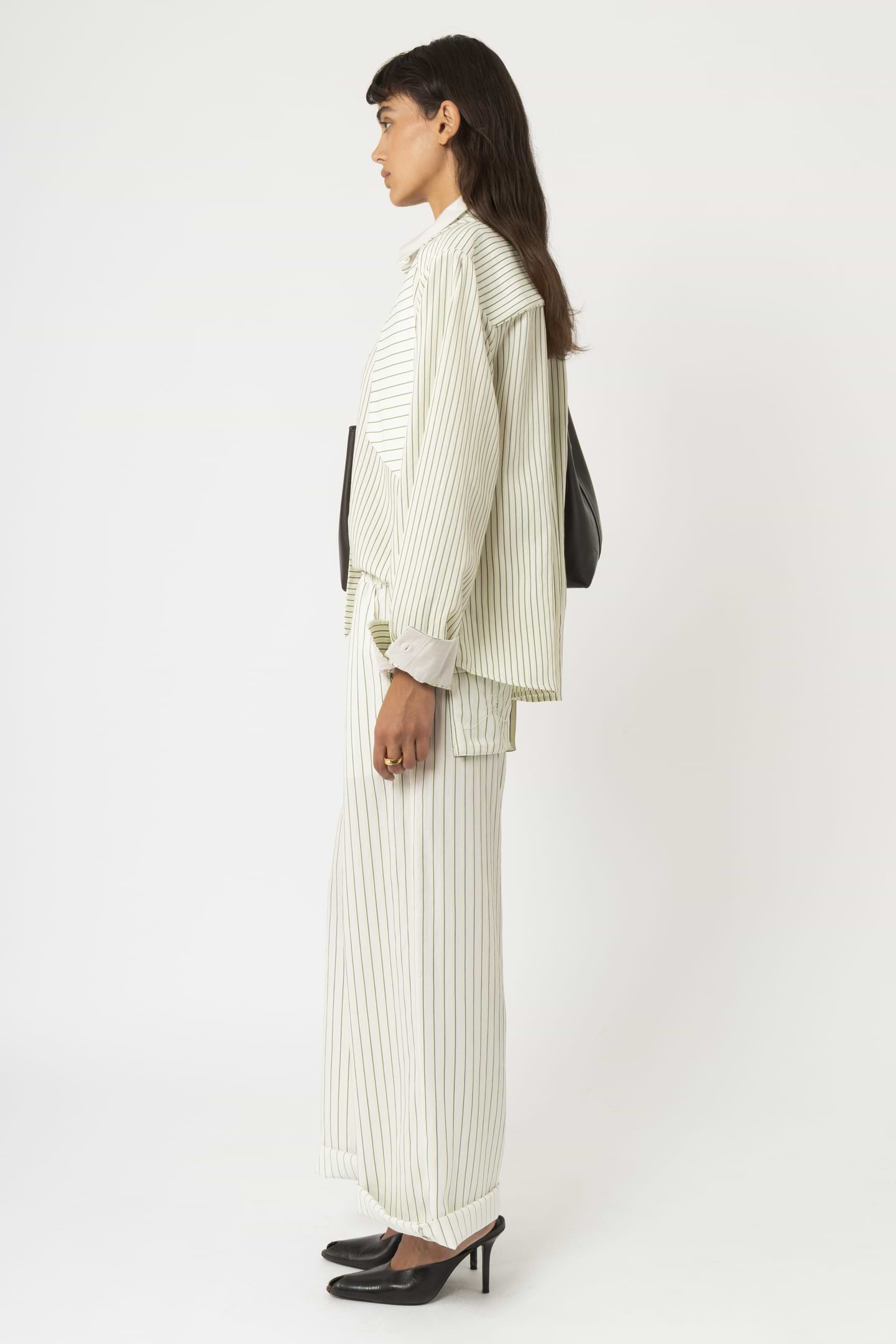 Relaxed Striped Pants