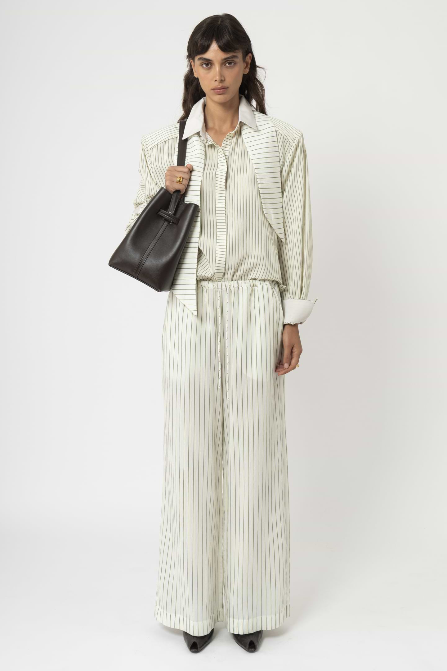 Relaxed Striped Pants