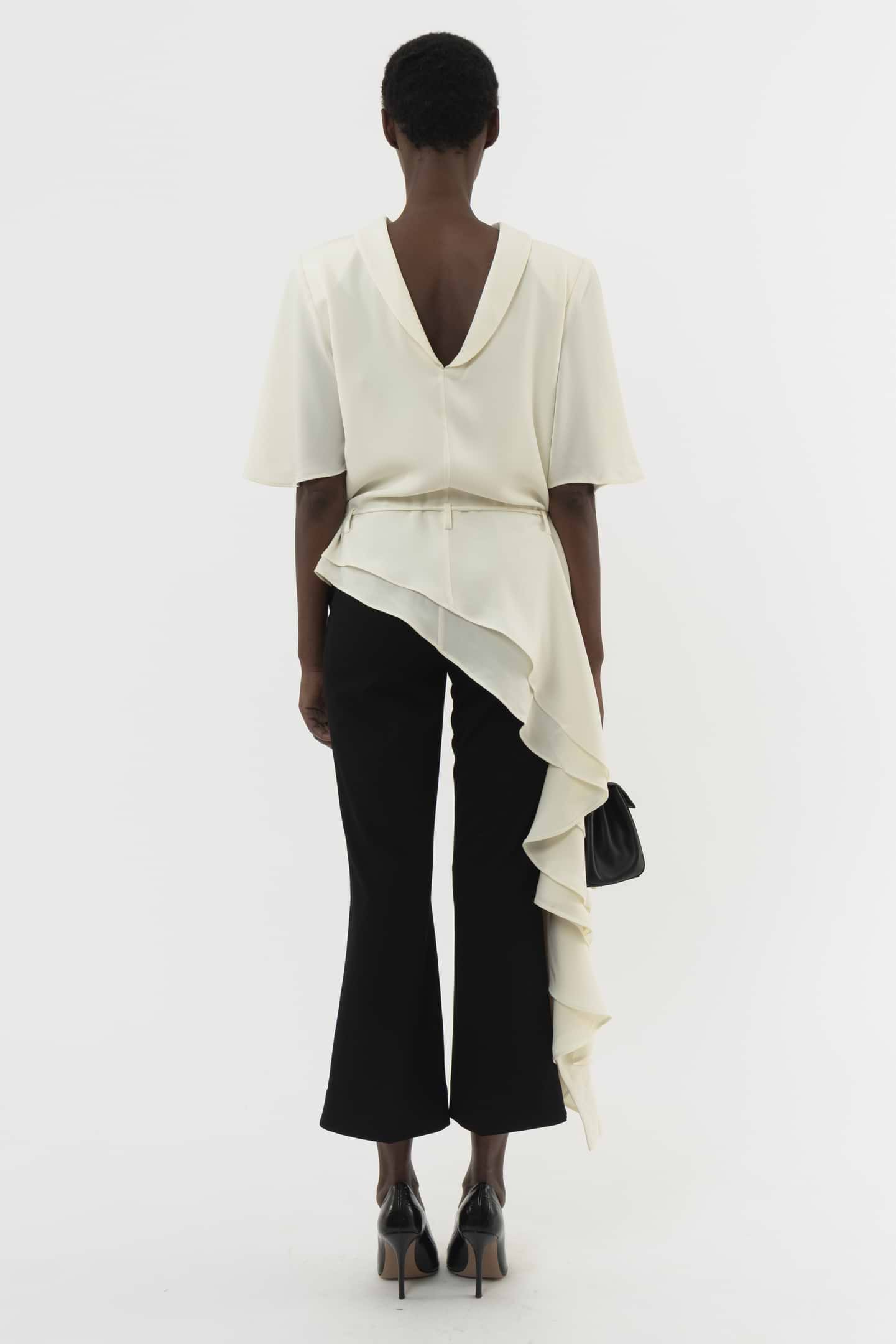 Asymmetric Ruffled Top