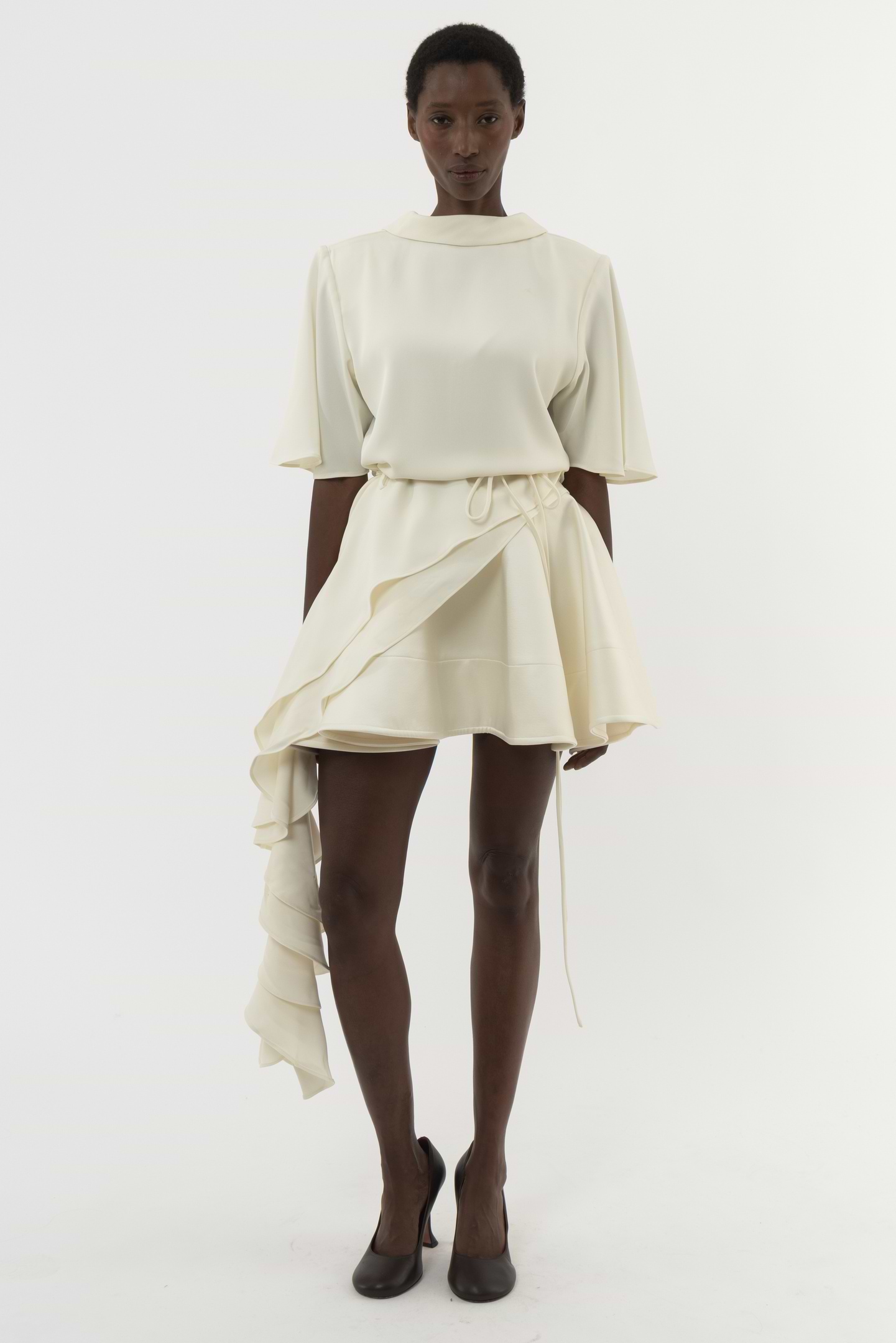 Asymmetric Ruffled Top