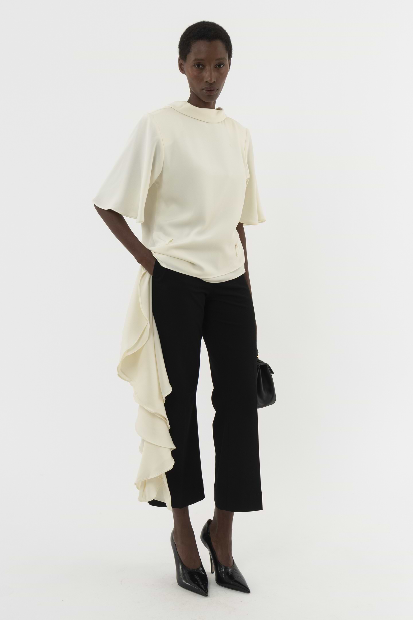 Asymmetric Ruffled Top