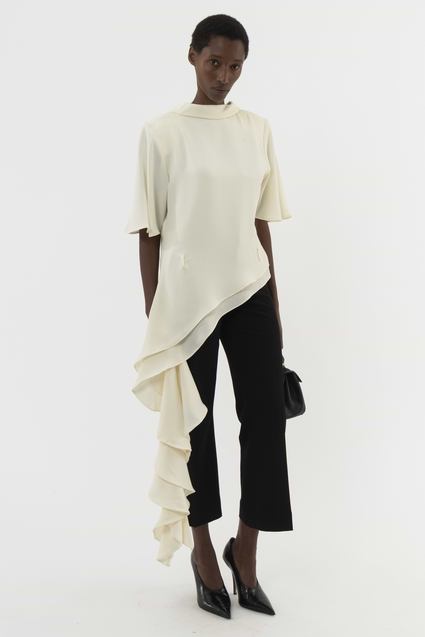Asymmetric Ruffled Top