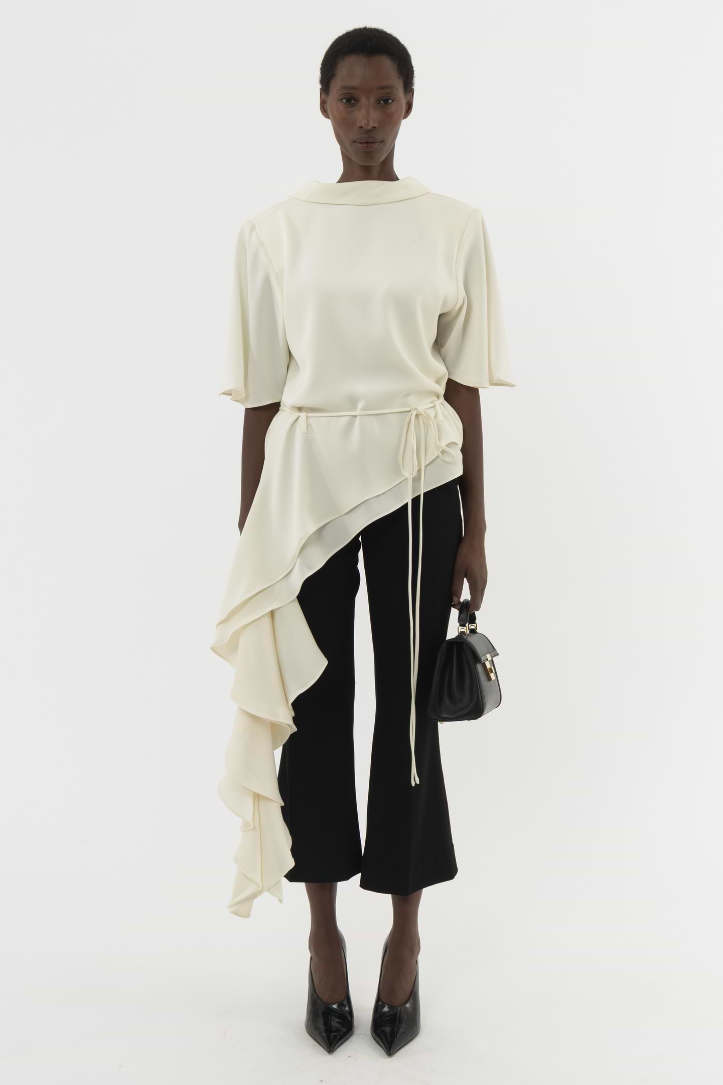Asymmetric Ruffled Top