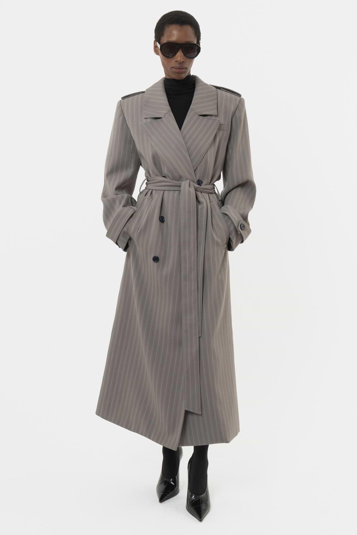 Striped Structured Coat