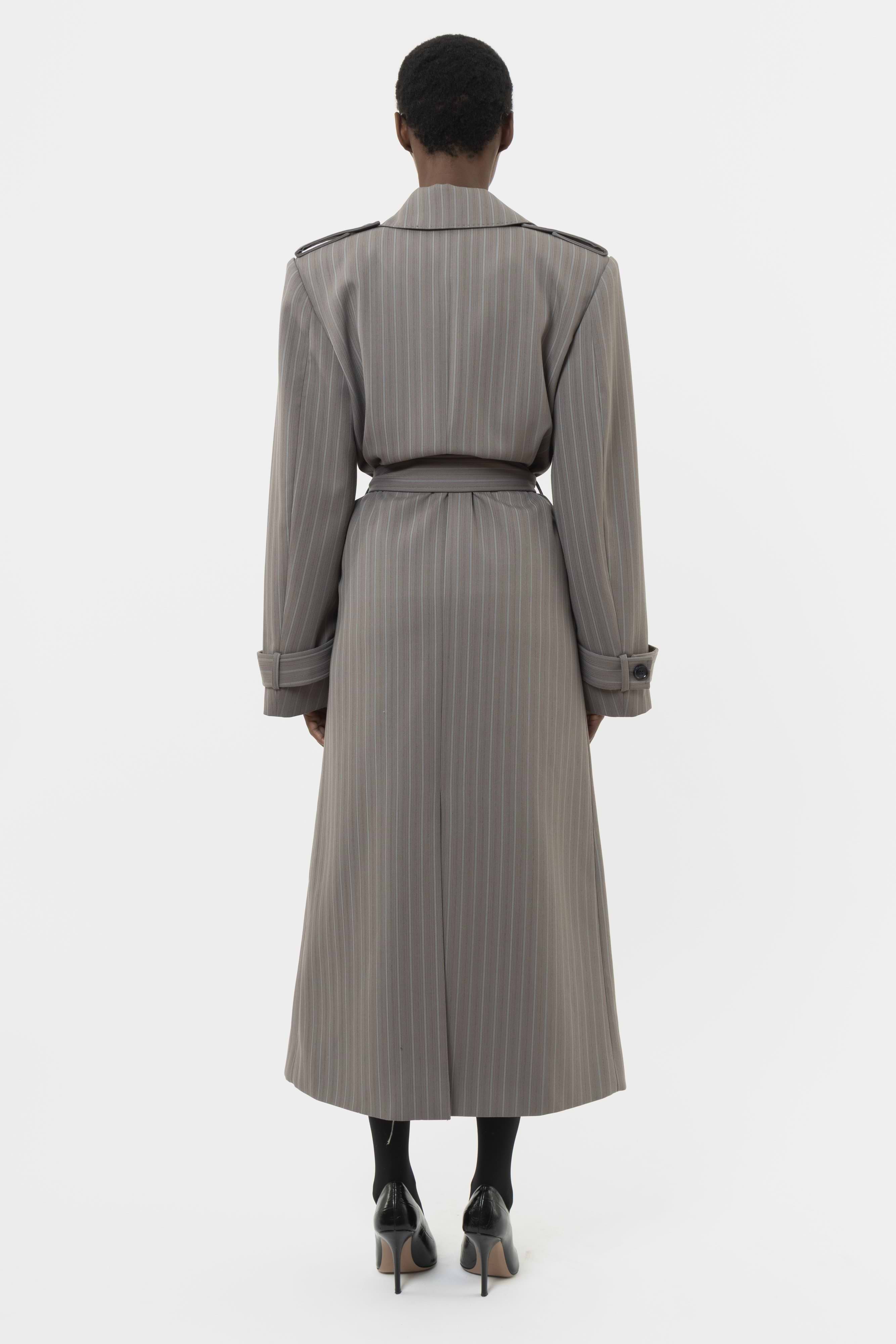 Striped Structured Coat