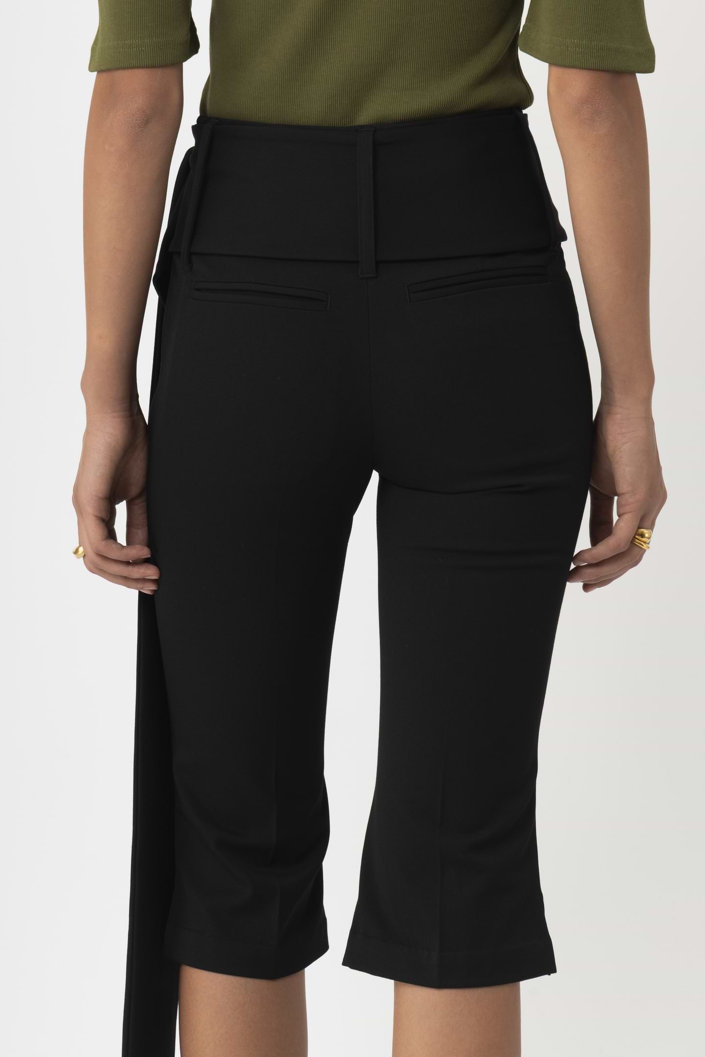 High Waisted Capri Pants