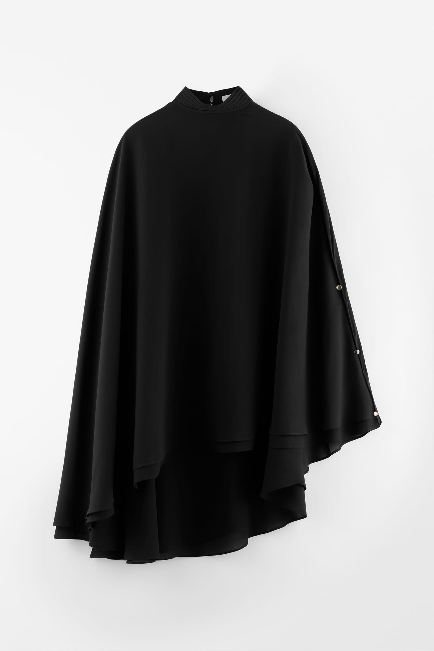 Poncho Turtleneck Dress